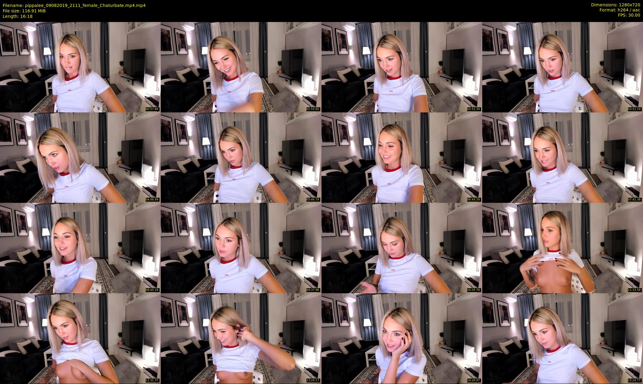 pippalee — 17 minute Chaturbate female cam show recording, 720p, Aug 9, 2019
