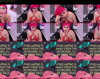 pyrowayne — 24 minute Chaturbate female cam show recording, 720p, Aug 10, 2019