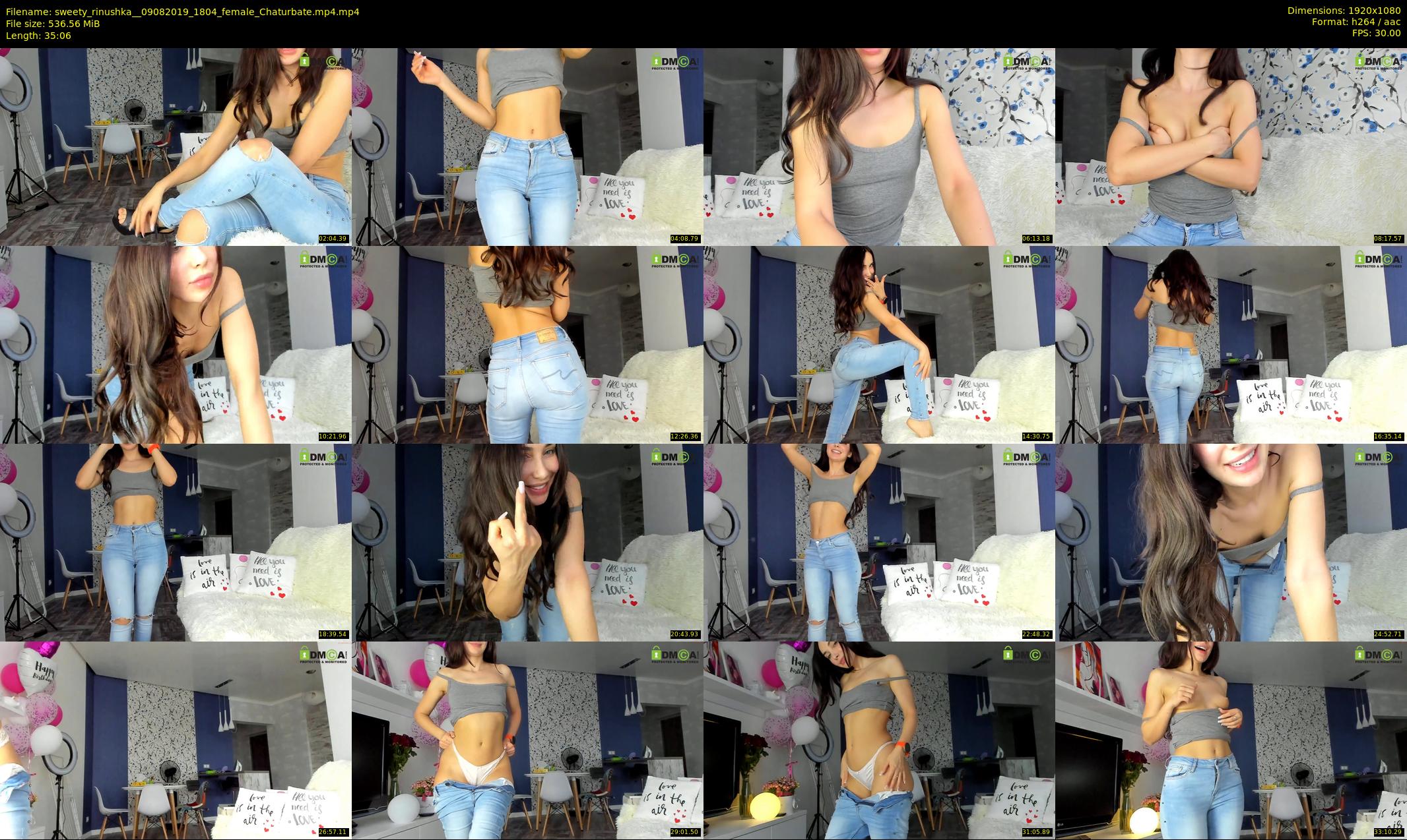 sweety_rinushka_ — 36 minute Chaturbate female cam show recording, 1080p, Aug 9, 2019