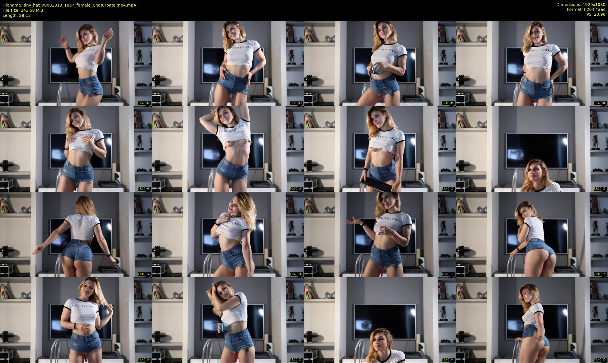 tiny_hat — 29 minute Chaturbate female cam show recording, 1080p, Aug 9, 2019