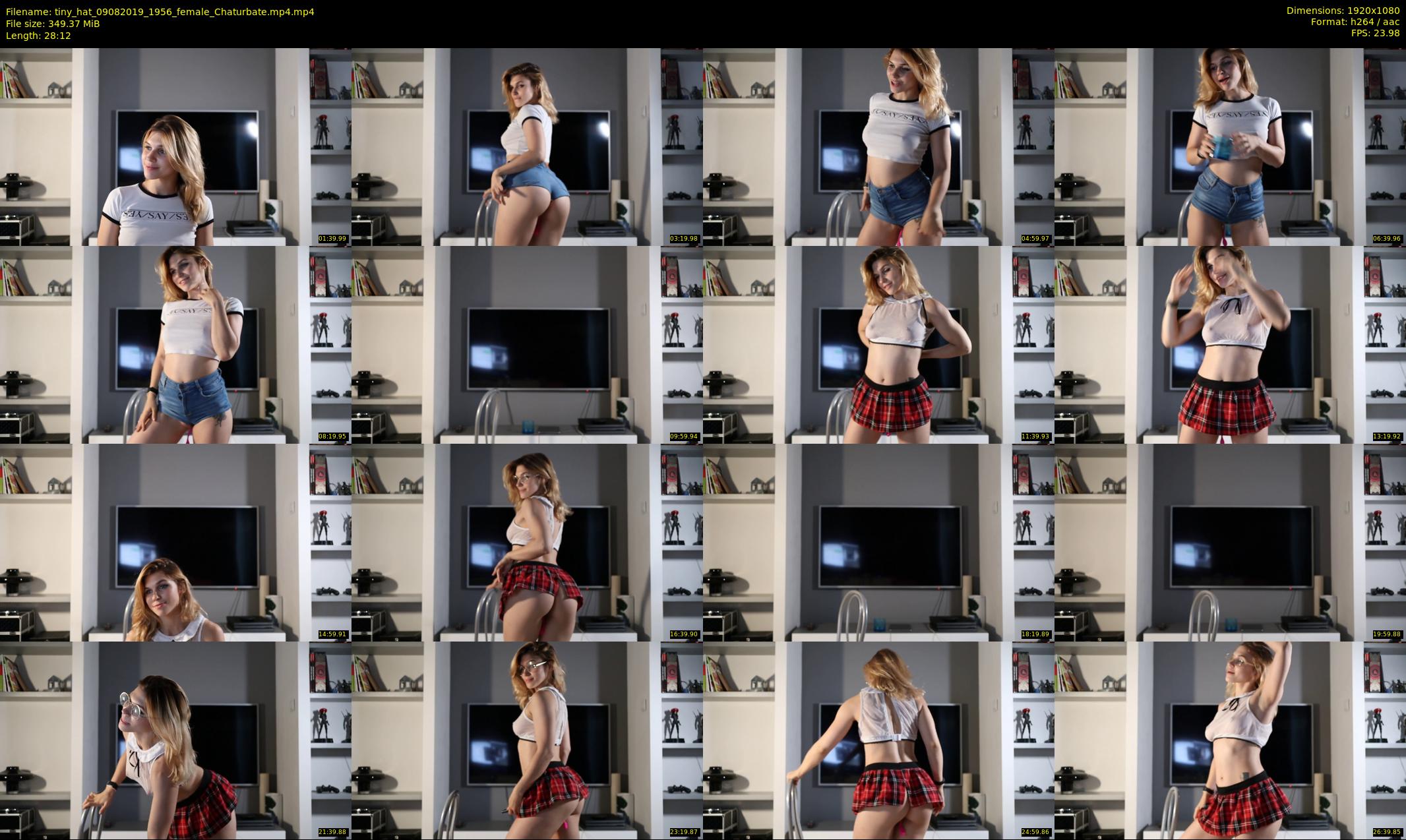 tiny_hat — 29 minute Chaturbate female cam show recording, 1080p, Aug 9, 2019