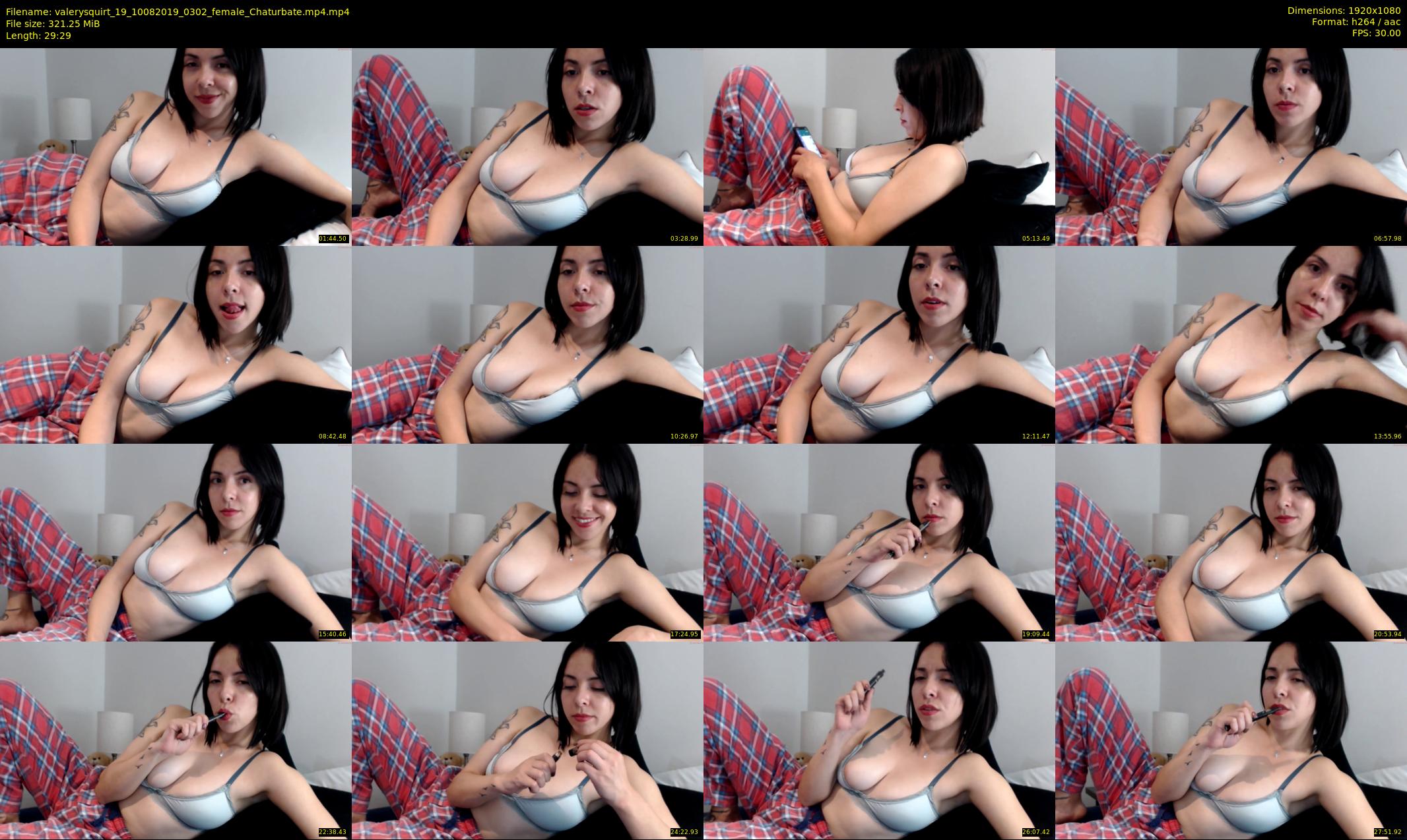 valerysquirt_19 — 30 minute Chaturbate female cam show recording, 1080p, Aug 10, 2019