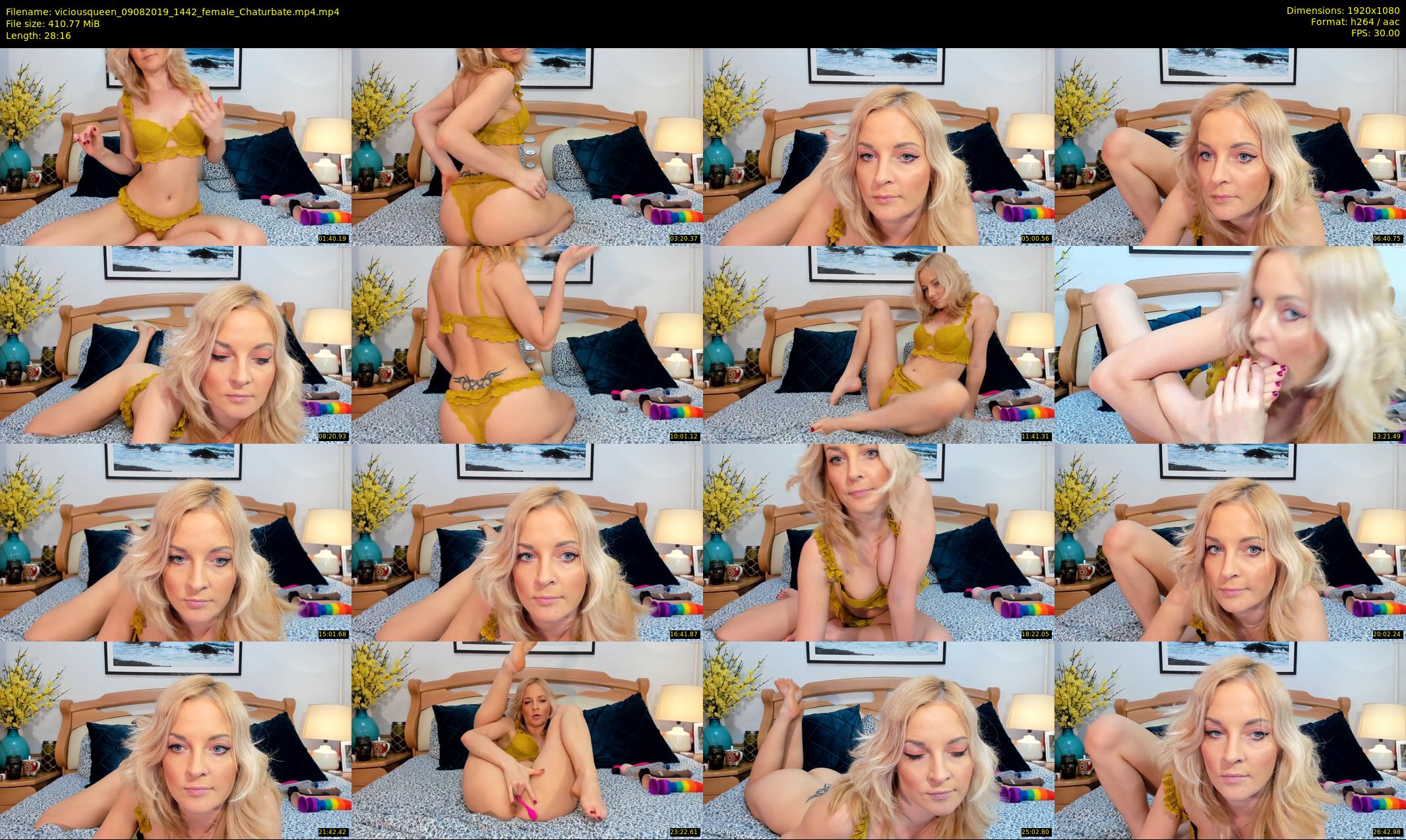 viciousqueen — 29 minute Chaturbate female cam show recording, 1080p, Aug 9, 2019