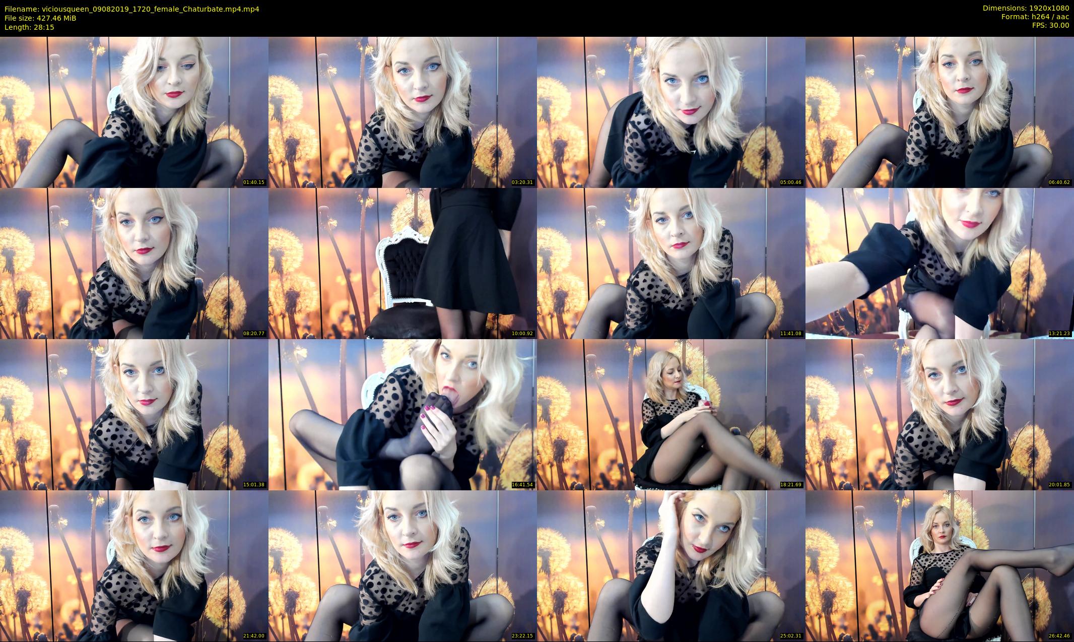 viciousqueen — 29 minute Chaturbate female cam show recording, 1080p, Aug 9, 2019