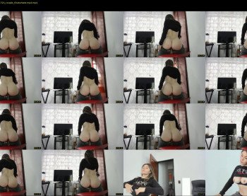 xhxoxtxsxex — 19 minute Chaturbate couple cam show recording, 720p, Aug 9, 2019
