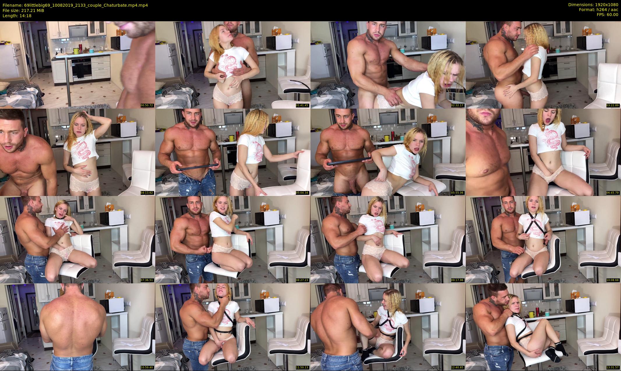 69littlebig69 — 15 minute Chaturbate couple cam show recording, 1080p, Aug 10, 2019