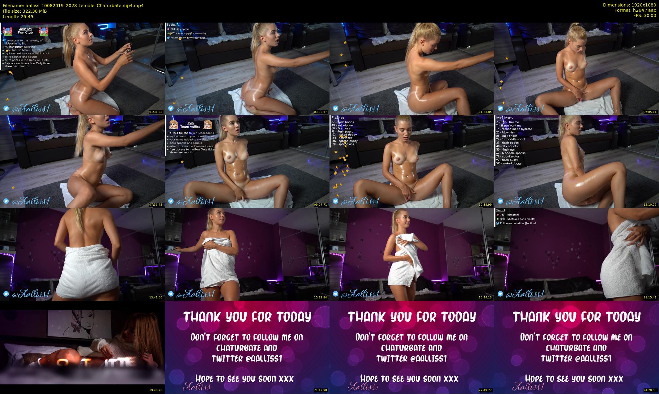 aalliss — 26 minute Chaturbate female cam show recording, 1080p, Aug 10, 2019