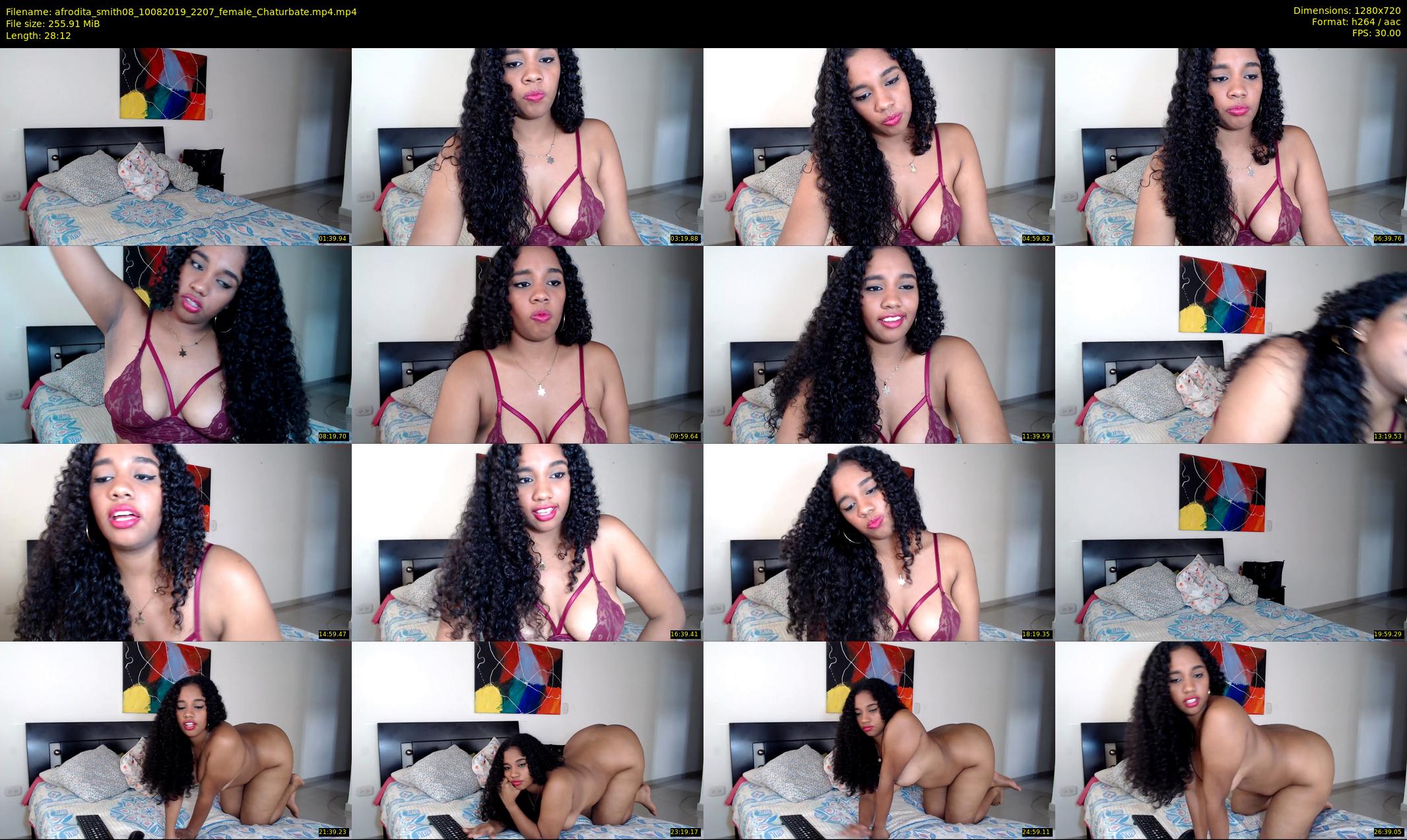 afrodita_smith08 — 29 minute Chaturbate female cam show recording, 720p, Aug 10, 2019