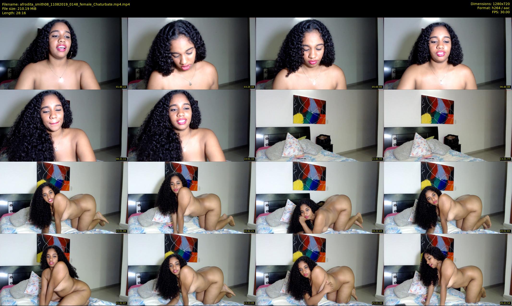 afrodita_smith08 — 29 minute Chaturbate female cam show recording, 720p, Aug 11, 2019