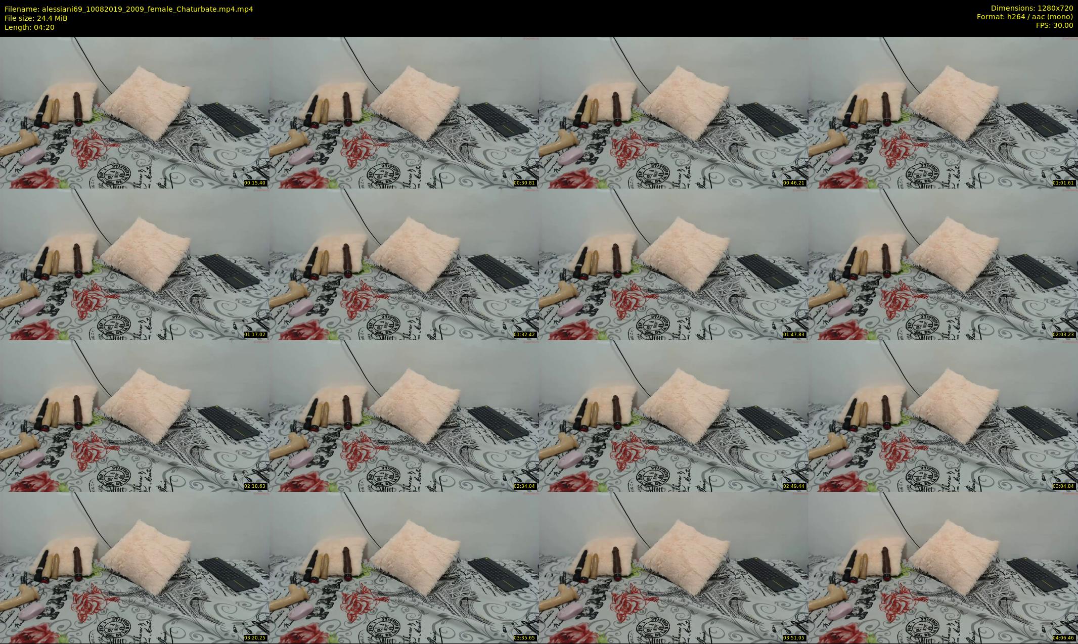 alessiani69 — 5 minute Chaturbate female cam show recording, 720p, Aug 10, 2019