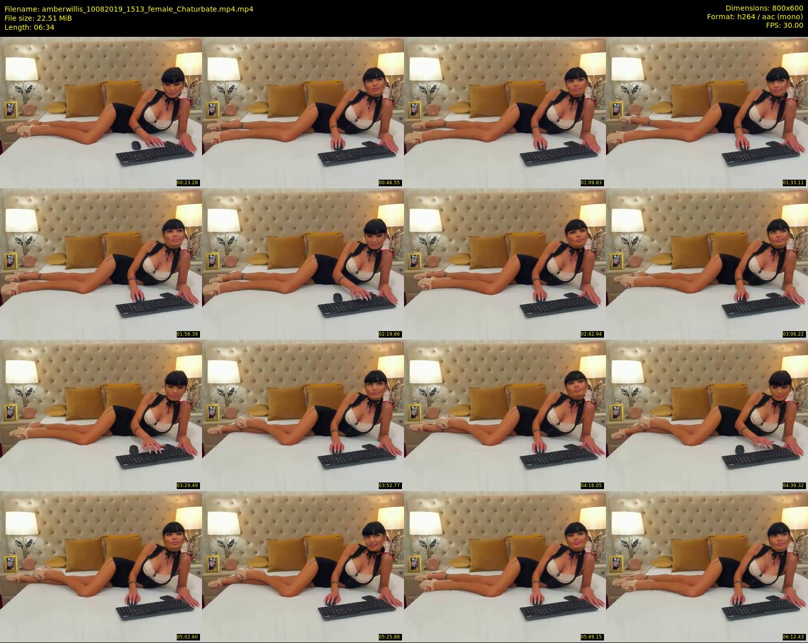 amberwillis — 7 minute Chaturbate female cam show recording, 480p, Aug 10, 2019