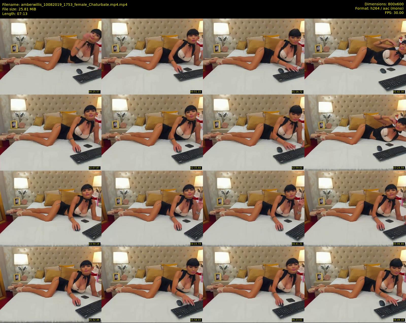 amberwillis — 8 minute Chaturbate female cam show recording, 480p, Aug 10, 2019