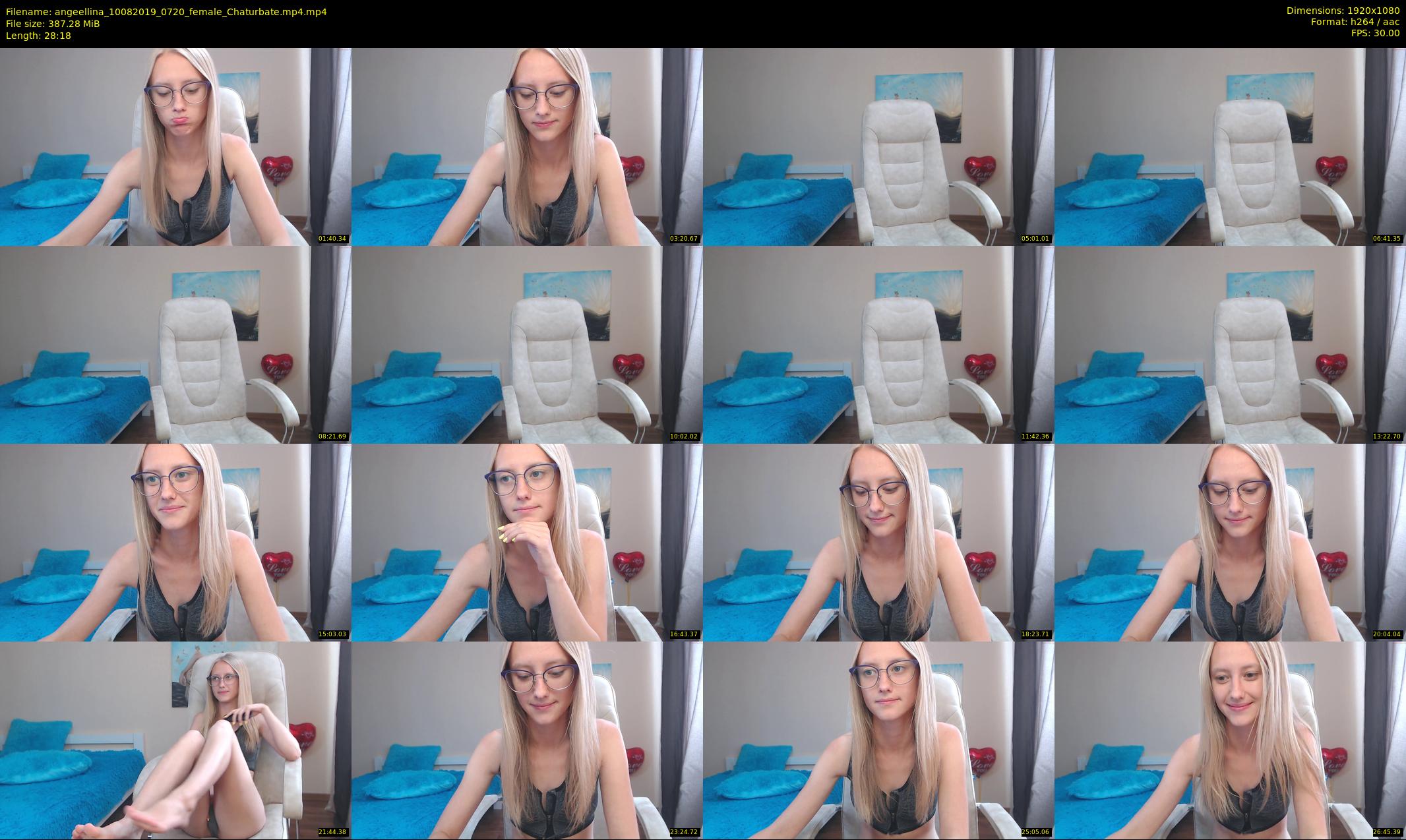 angeellina — 29 minute Chaturbate female cam show recording, 1080p, Aug 10, 2019