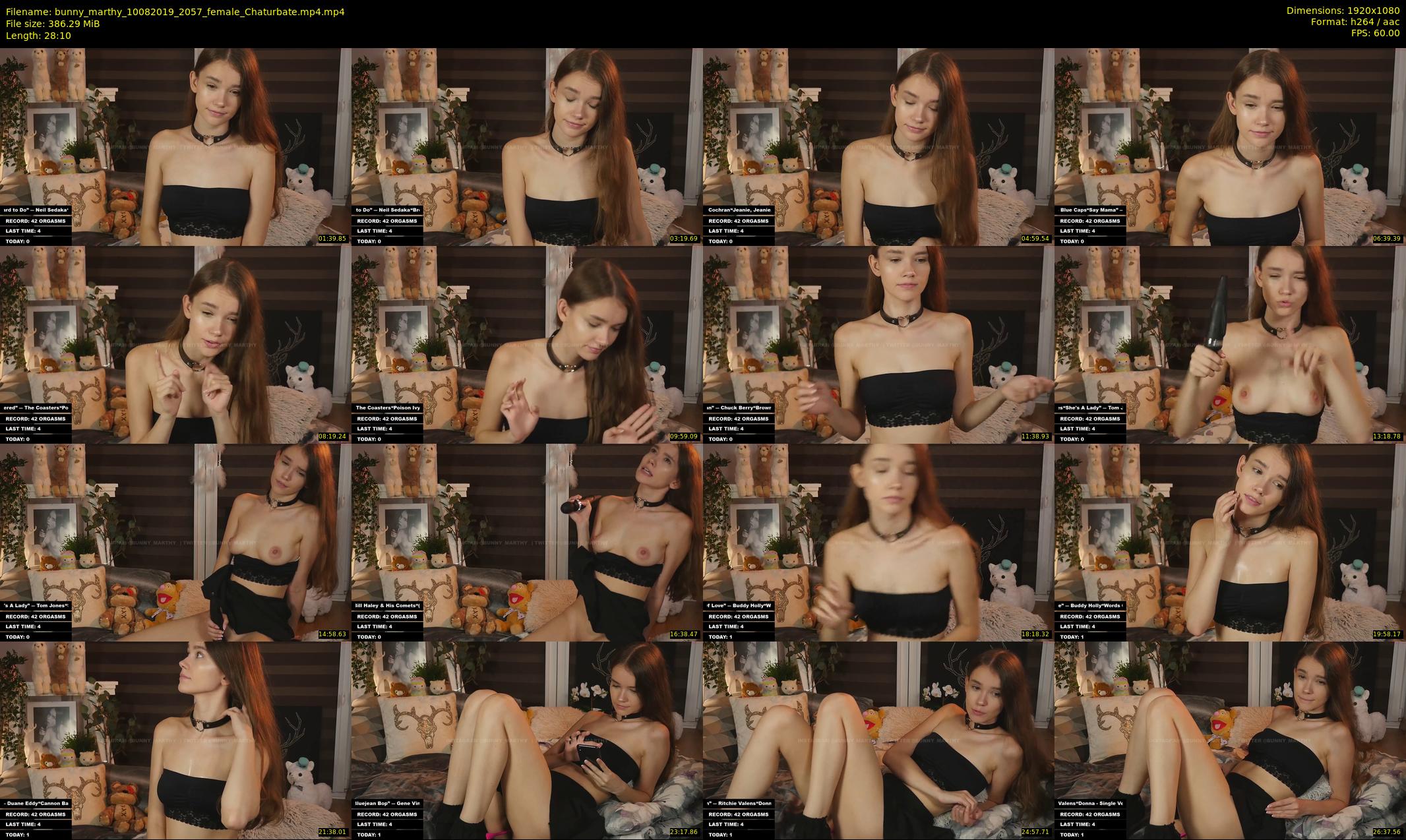 bunny_marthy — 29 minute Chaturbate female cam show recording, 1080p, Aug 10, 2019