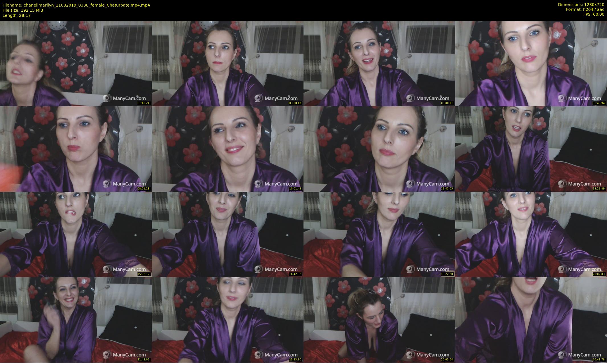 chanellmarilyn — 29 minute Chaturbate female cam show recording, 720p, Aug 11, 2019