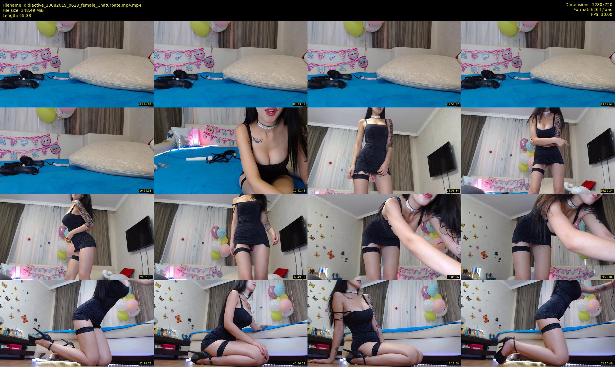didiactive — 56 minute Chaturbate female cam show recording, 720p, Aug 10, 2019