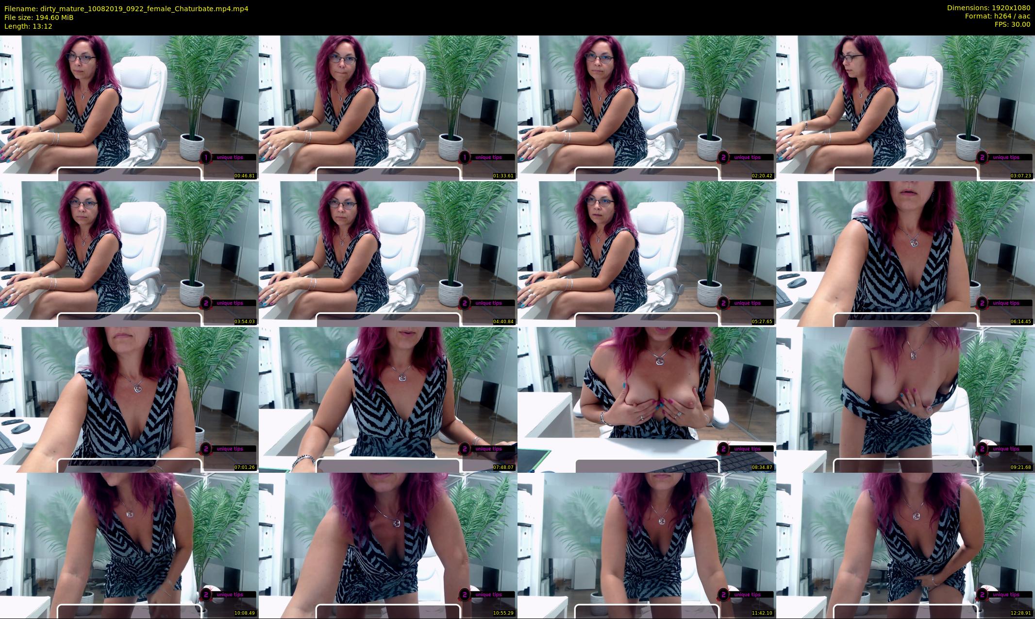 dirty_mature — 14 minute Chaturbate female cam show recording, 1080p, Aug 10, 2019
