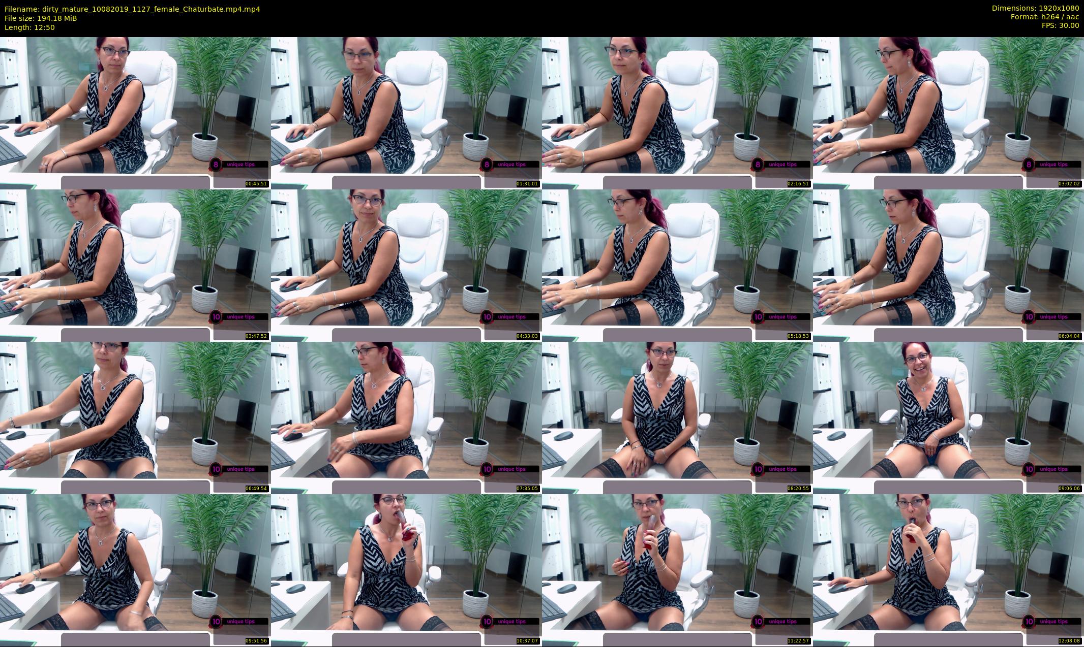 dirty_mature — 13 minute Chaturbate female cam show recording, 1080p, Aug 10, 2019