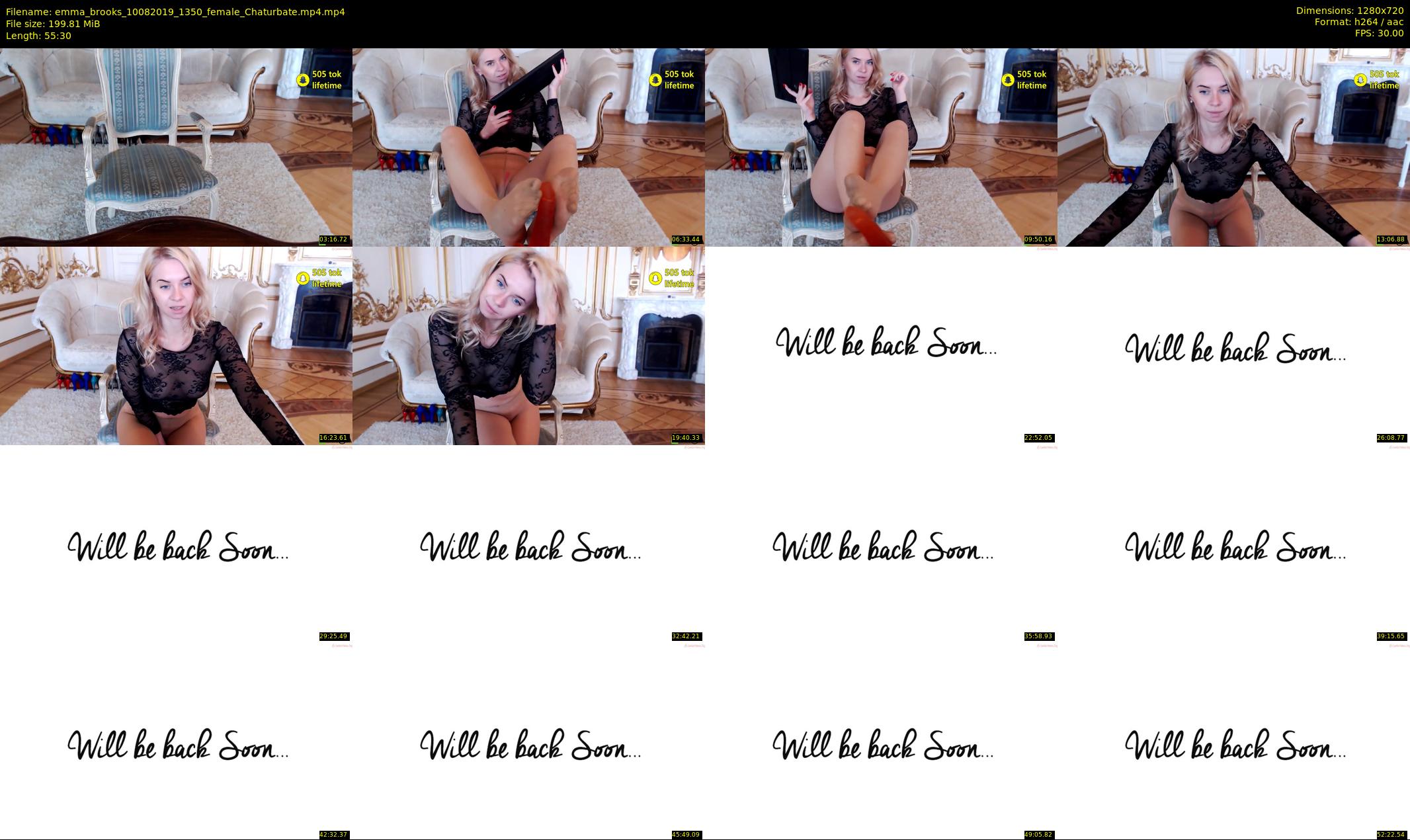 emma_brooks — 56 minute Chaturbate female cam show recording, 720p, Aug 10, 2019