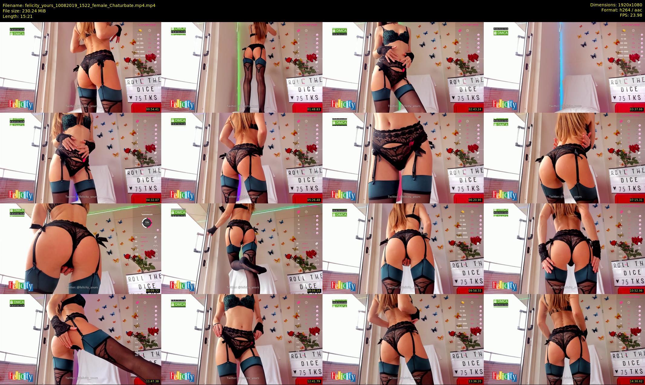felicity_yours — 16 minute Chaturbate female cam show recording, 1080p, Aug 10, 2019