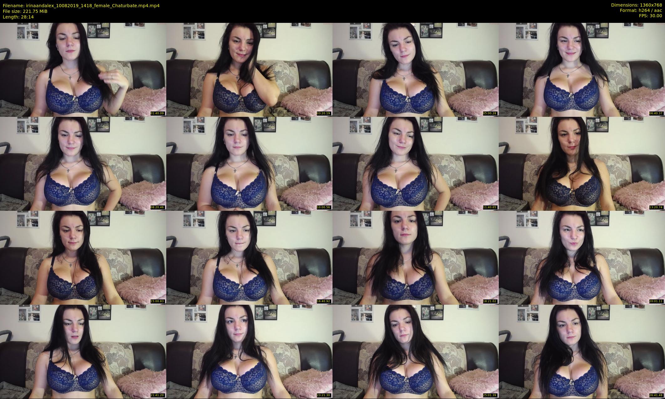 irinaandalex — 29 minute Chaturbate couple cam show recording, 720p, Aug 10, 2019