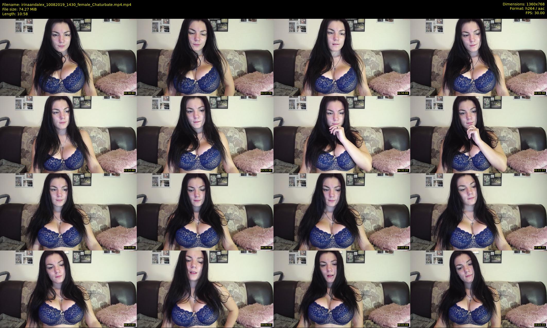 irinaandalex — 11 minute Chaturbate couple cam show recording, 720p, Aug 10, 2019
