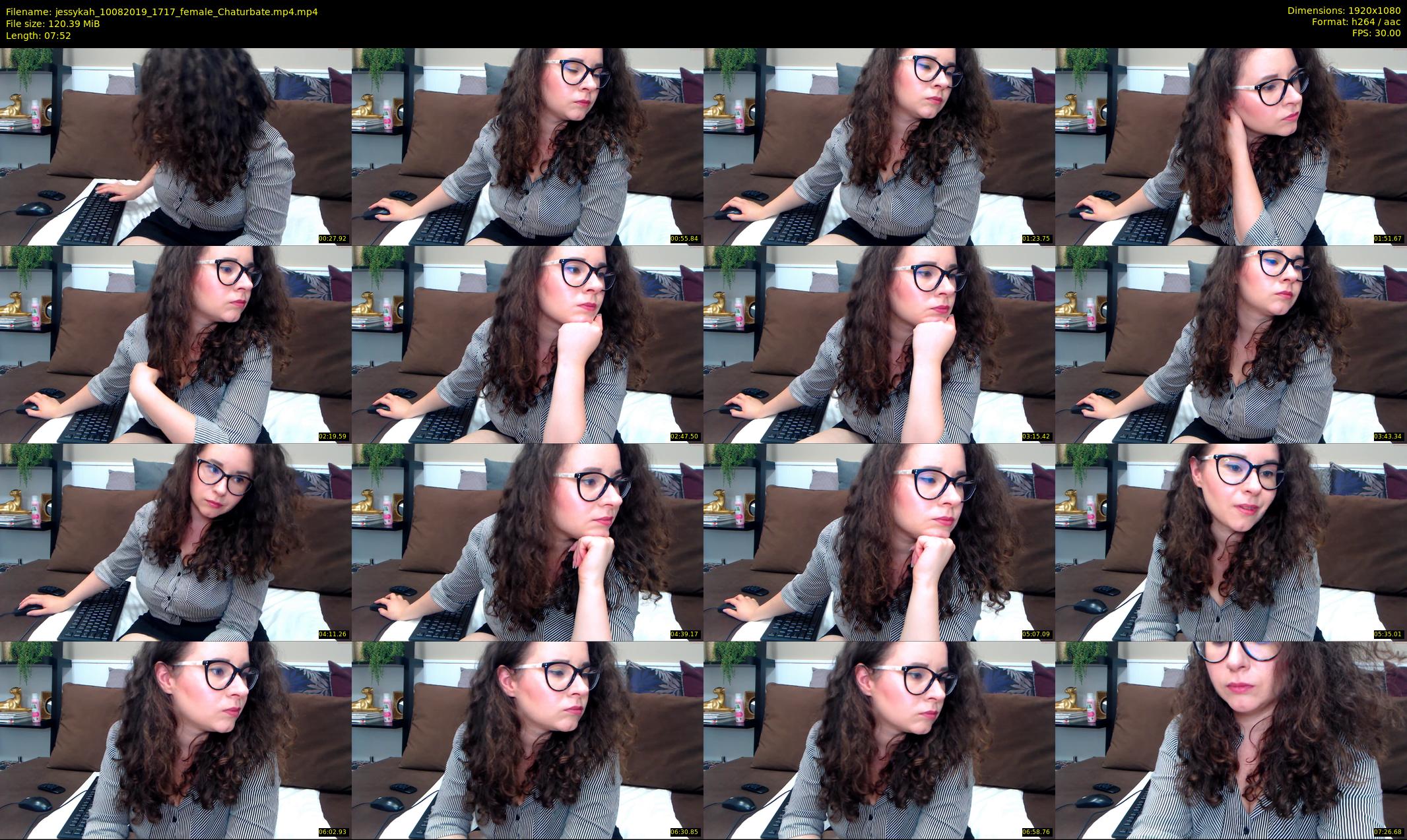 jessykah — 8 minute Chaturbate female cam show recording, 1080p, Aug 10, 2019