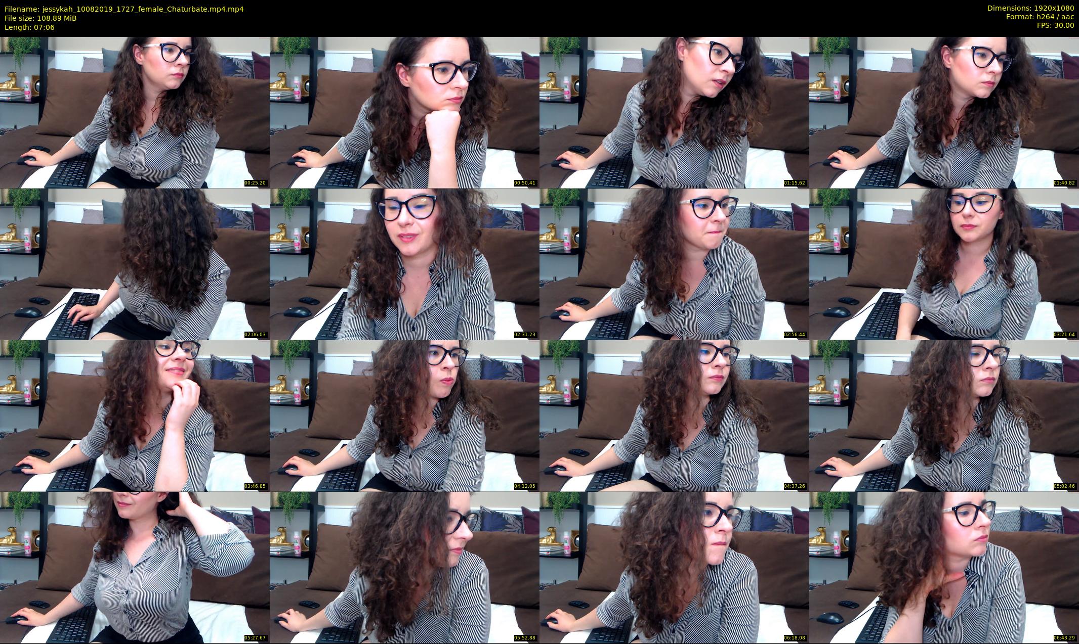 jessykah — 8 minute Chaturbate female cam show recording, 1080p, Aug 10, 2019