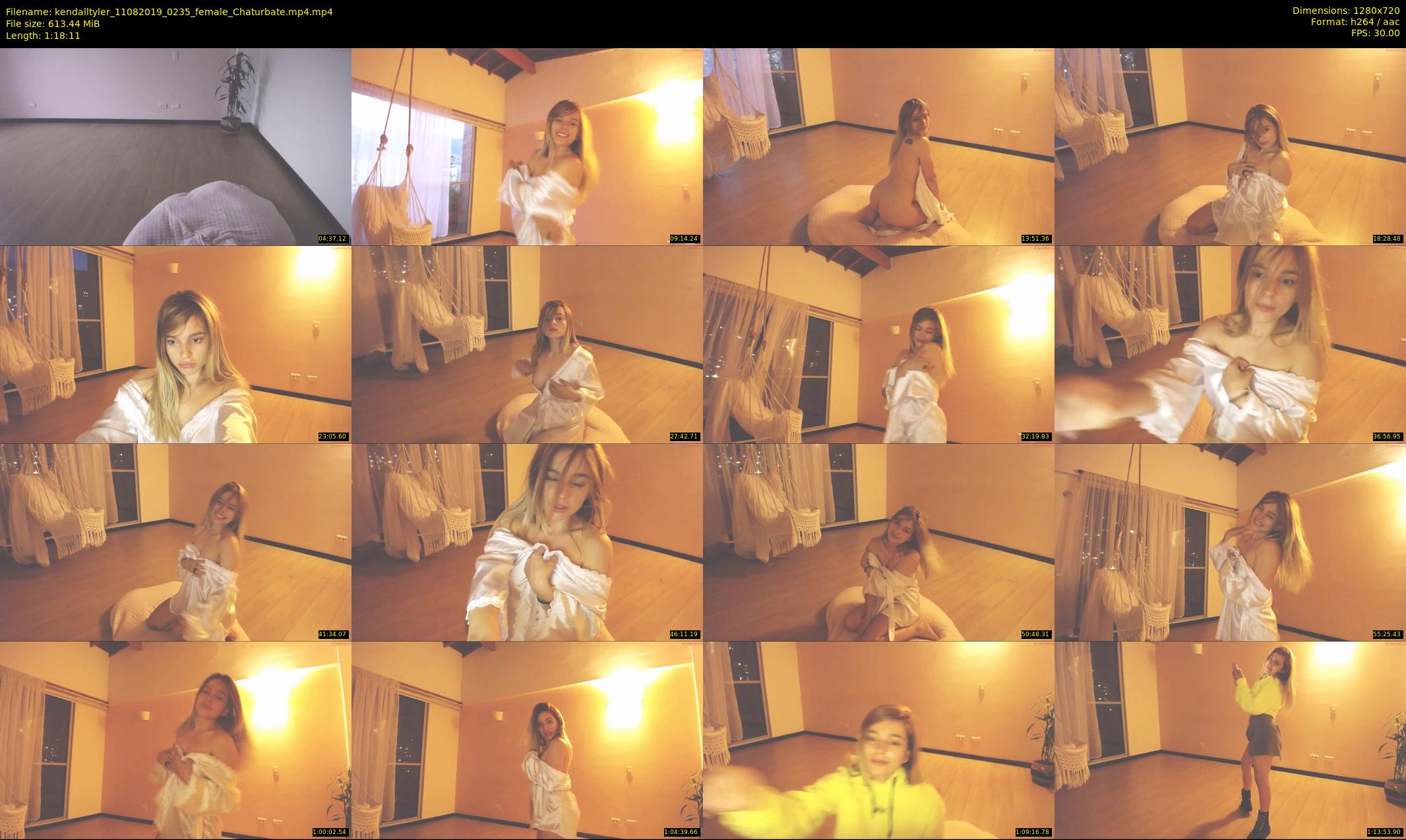 kendalltyler — 79 minute Chaturbate female cam show recording, 720p, Aug 11, 2019