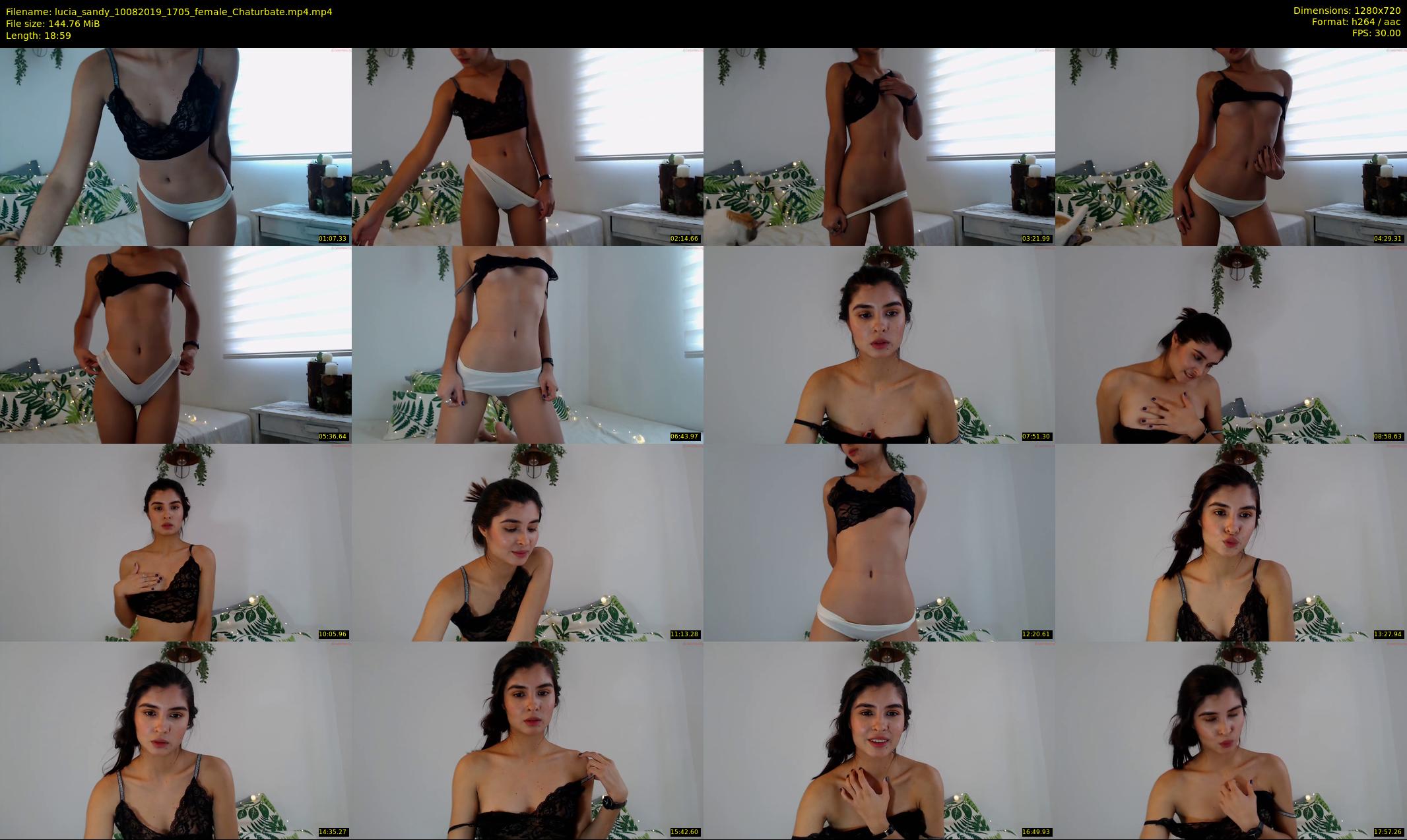 lucia_sandy — 19 minute Chaturbate female cam show recording, 720p, Aug 10, 2019