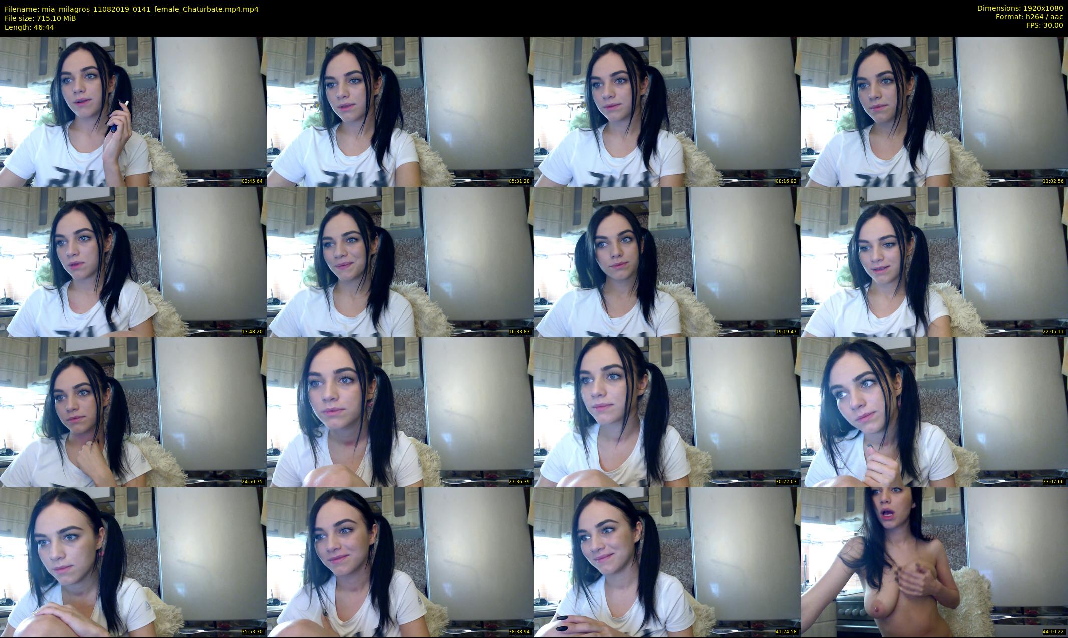 mia_milagros — 47 minute Chaturbate female cam show recording, 1080p, Aug 11, 2019