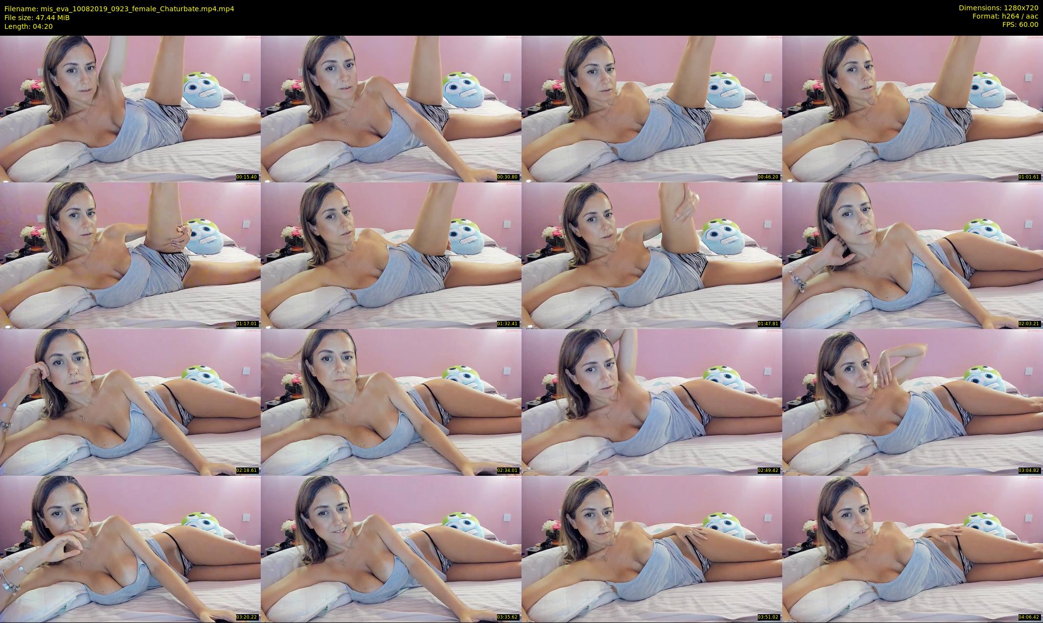 mis_eva — 5 minute Chaturbate female cam show recording, 720p, Aug 10, 2019