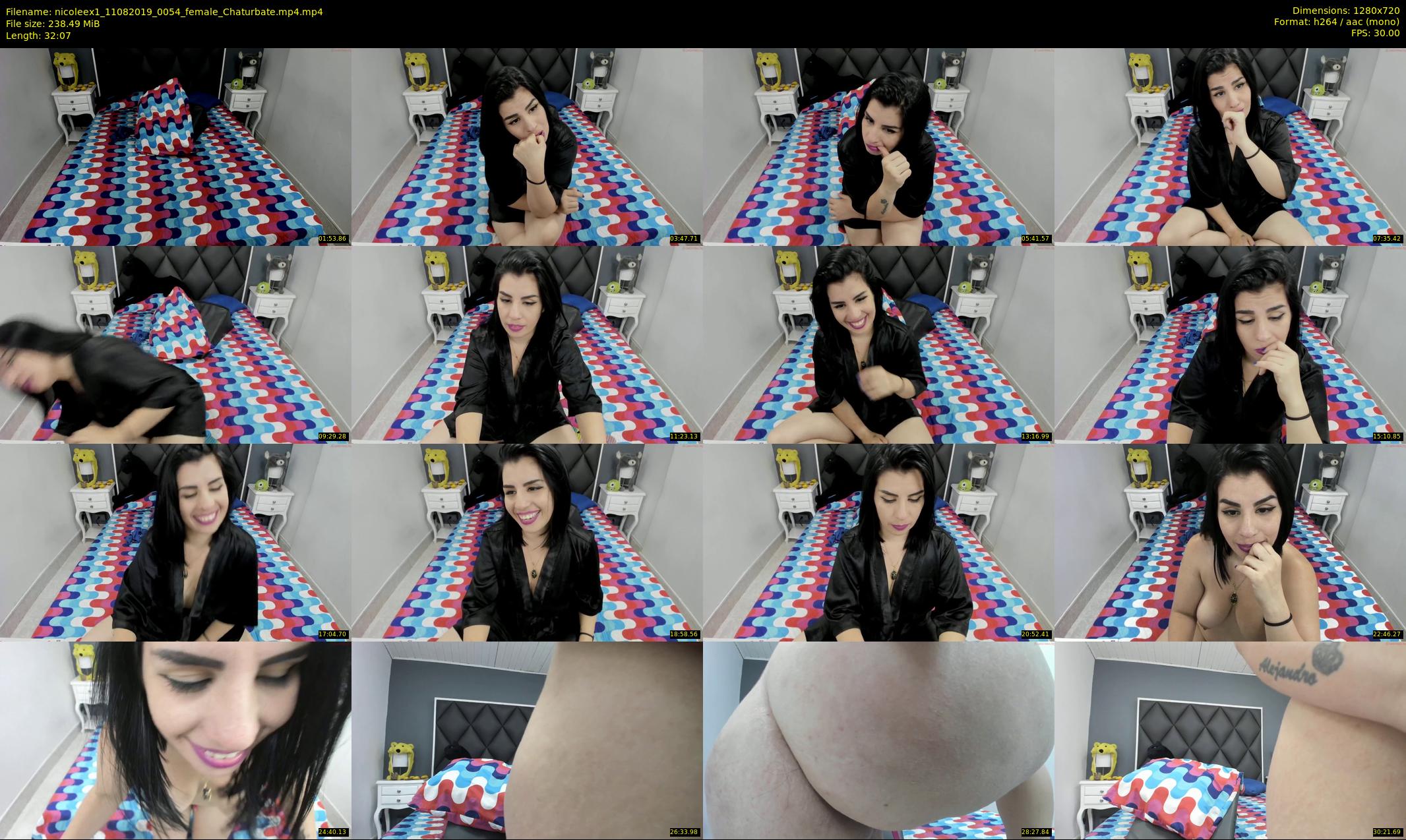 nicoleex1 — 33 minute Chaturbate female cam show recording, 720p, Aug 11, 2019