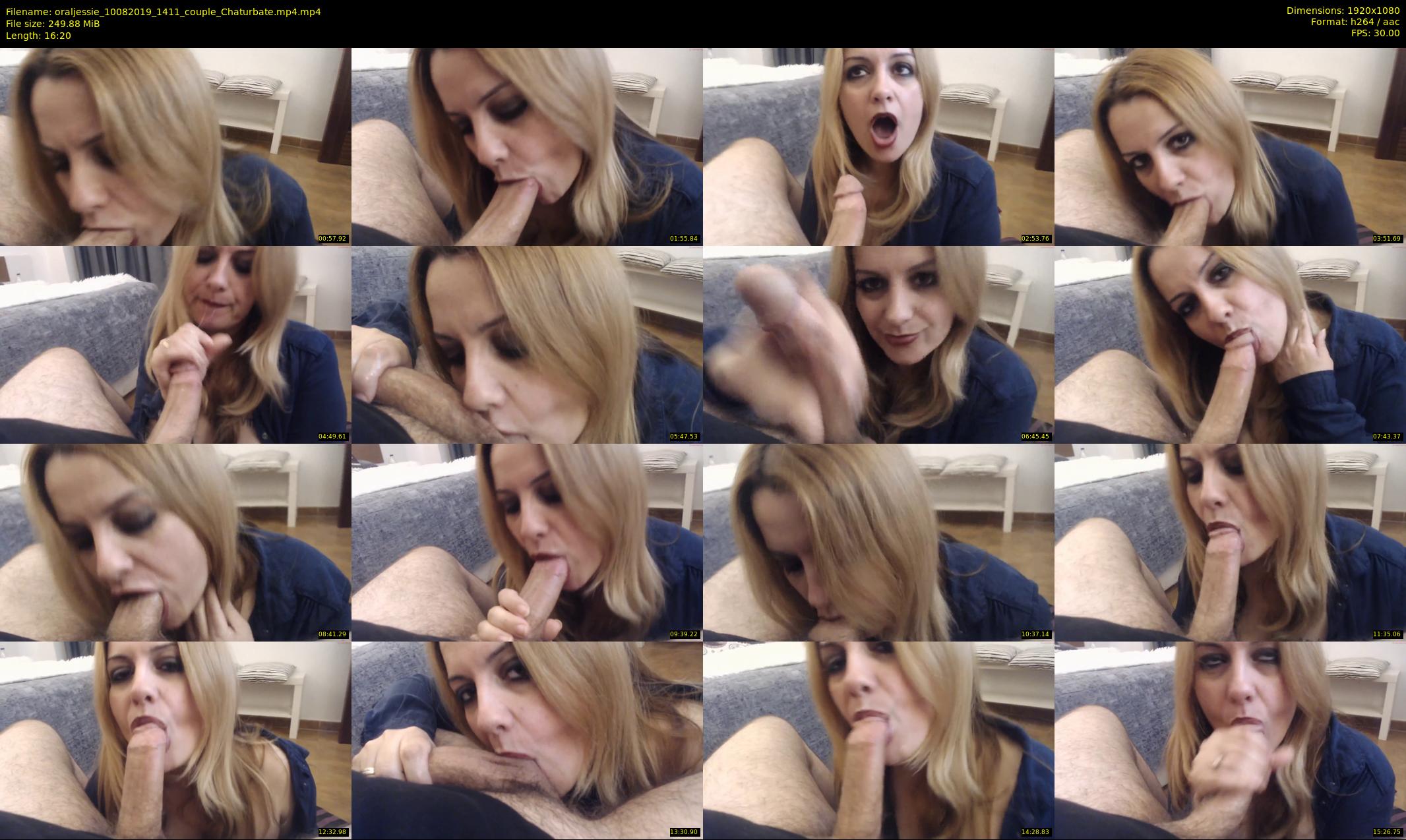oraljessie — 17 minute Chaturbate couple cam show recording, 1080p, Aug 10, 2019