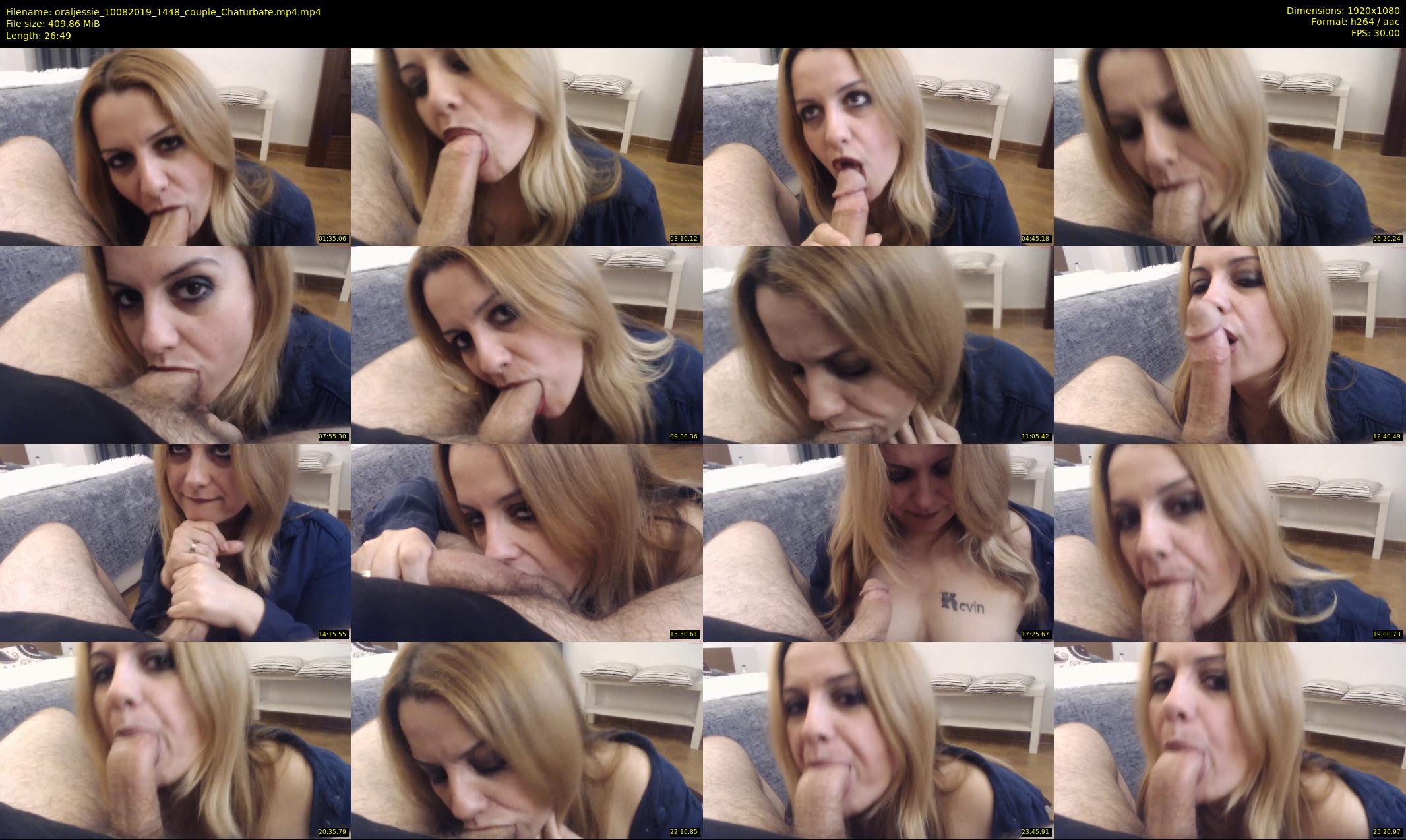 oraljessie — 27 minute Chaturbate couple cam show recording, 1080p, Aug 10, 2019