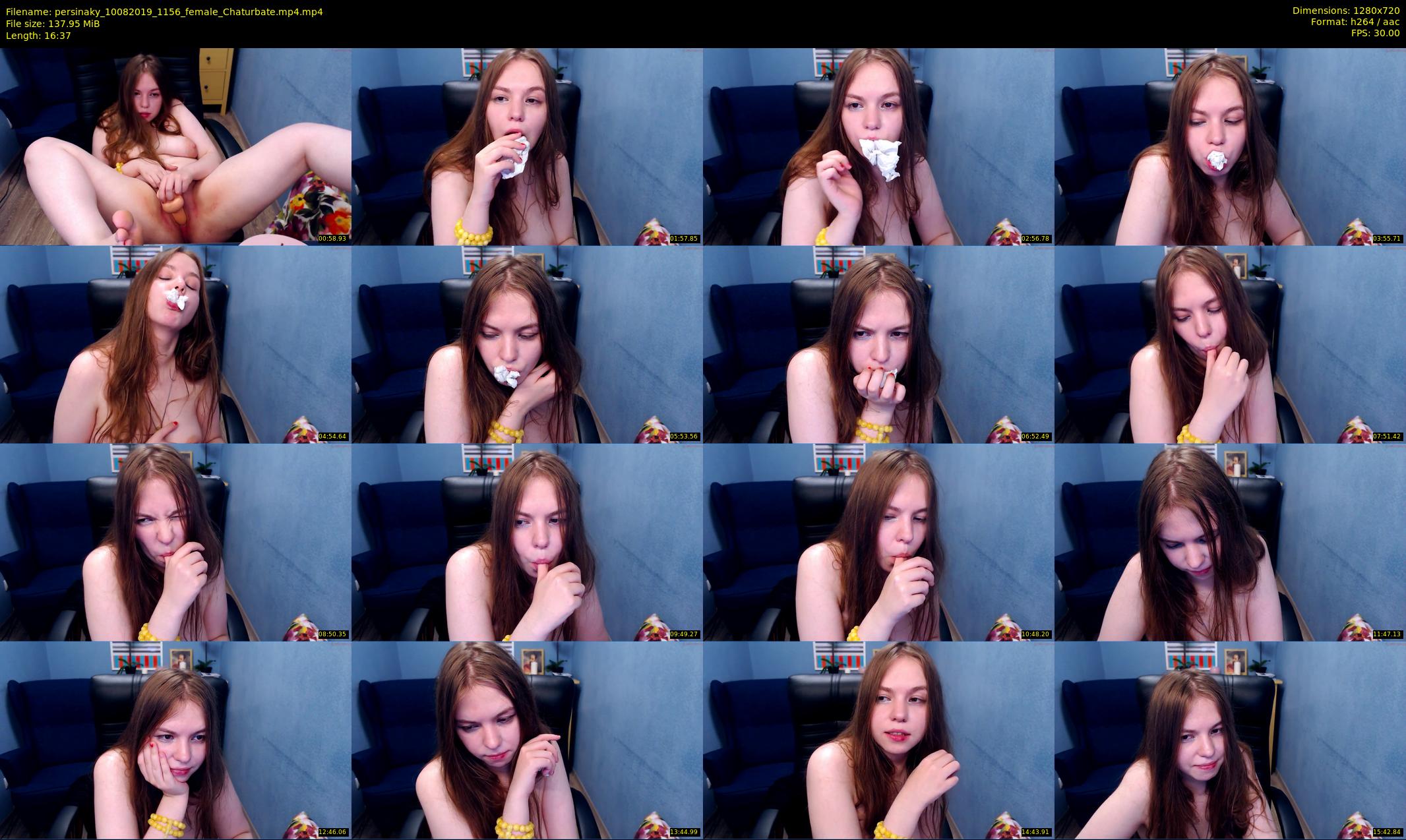 persinaky — 17 minute Chaturbate female cam show recording, 720p, Aug 10, 2019