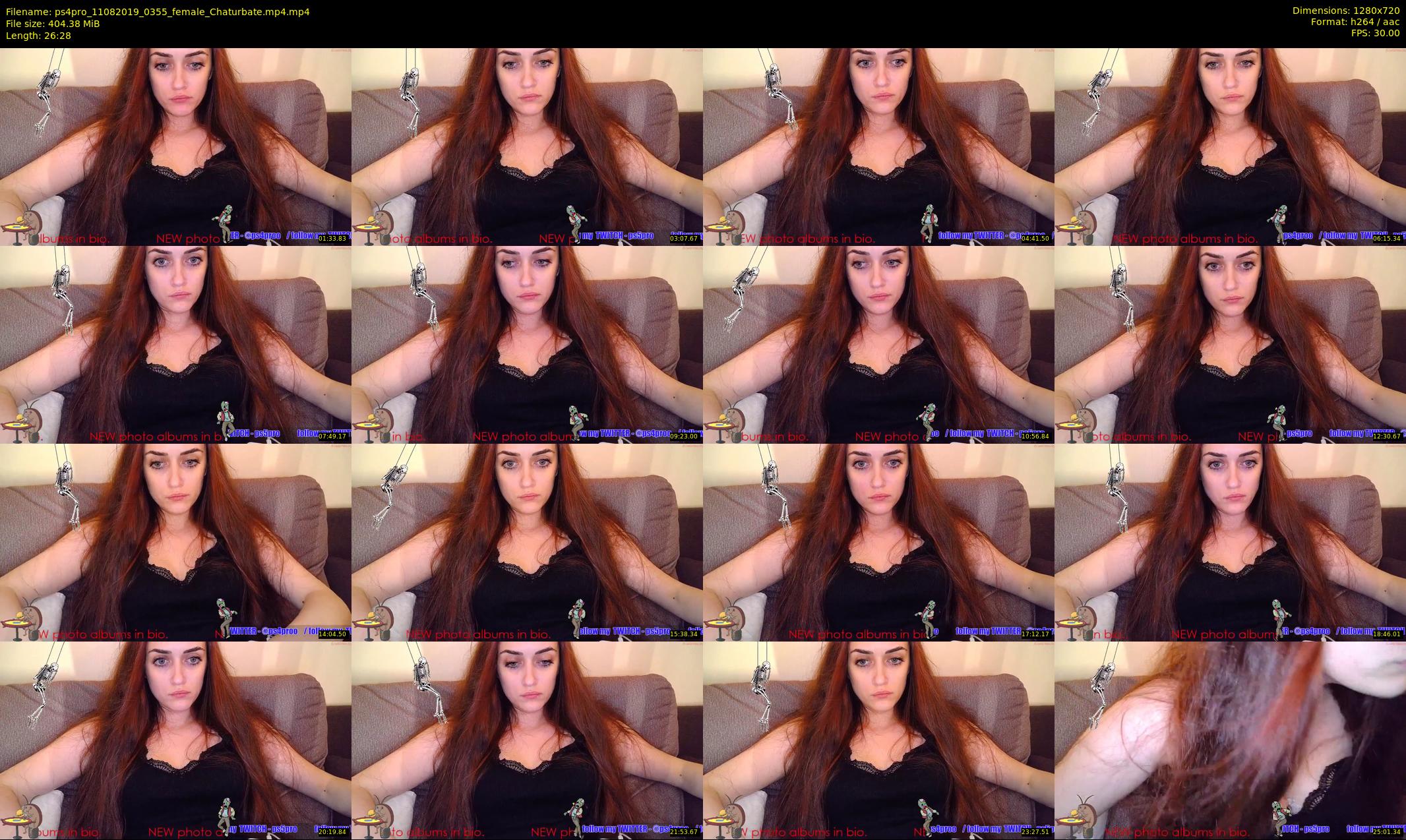 ps4pro — 27 minute Chaturbate female cam show recording, 720p, Aug 11, 2019