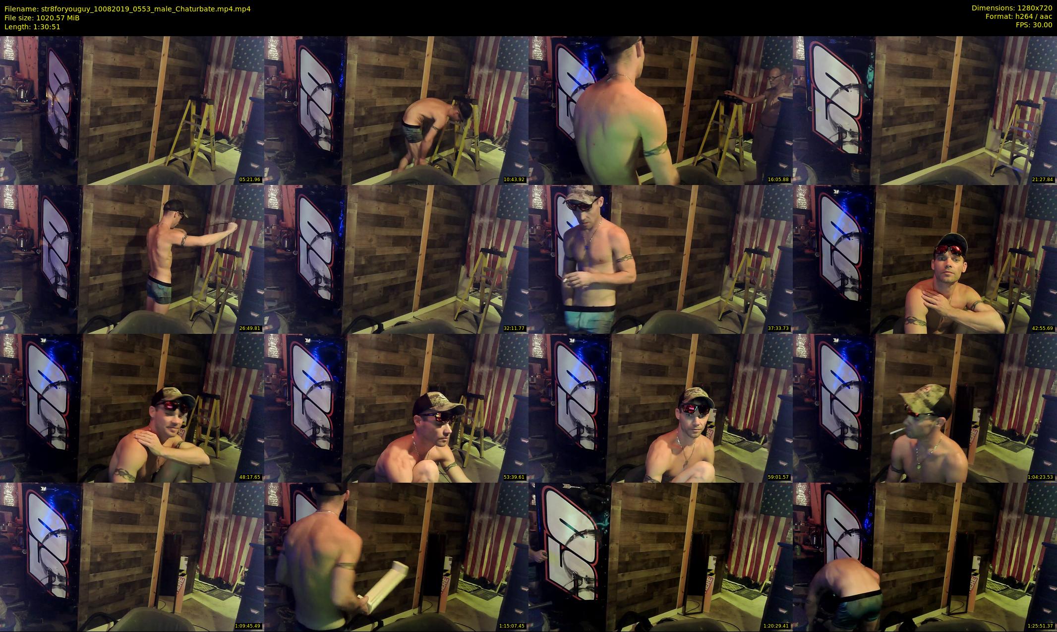 str8foryouguy — 91 minute Chaturbate male cam show recording, 720p, Aug 10, 2019