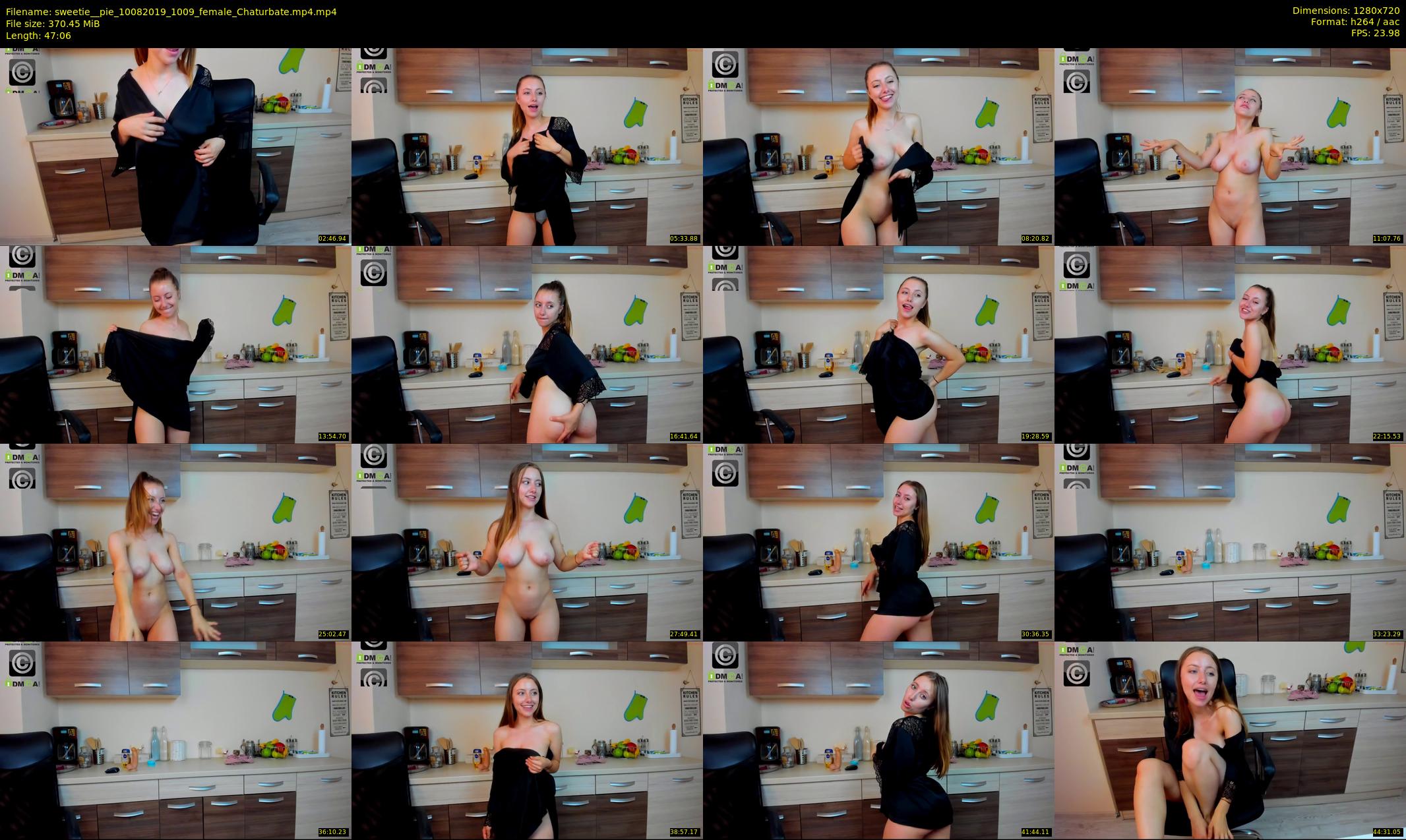 sweetie__pie — 48 minute Chaturbate female cam show recording, 720p, Aug 10, 2019