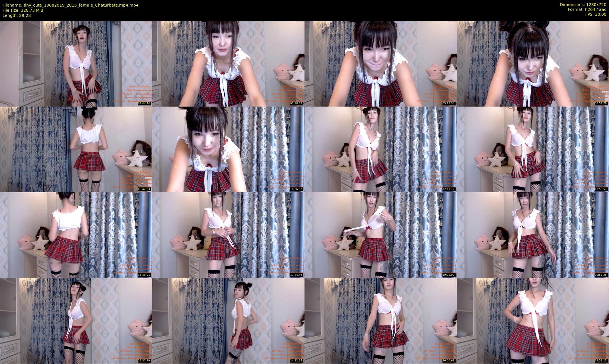 tiny_cute — 30 minute Chaturbate female cam show recording, 720p, Aug 10, 2019