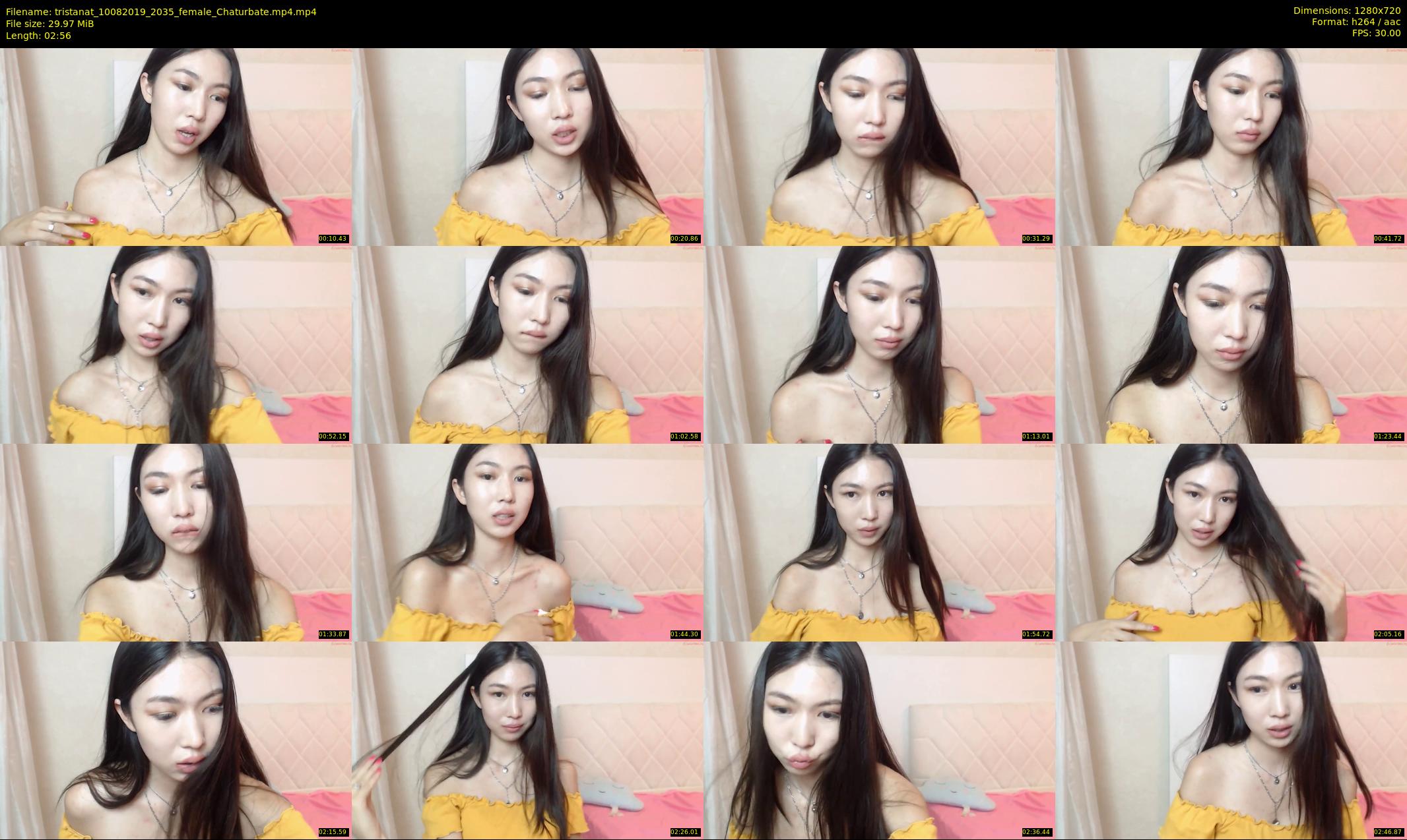 tristanat — 3 minute Chaturbate female cam show recording, 720p, Aug 10, 2019