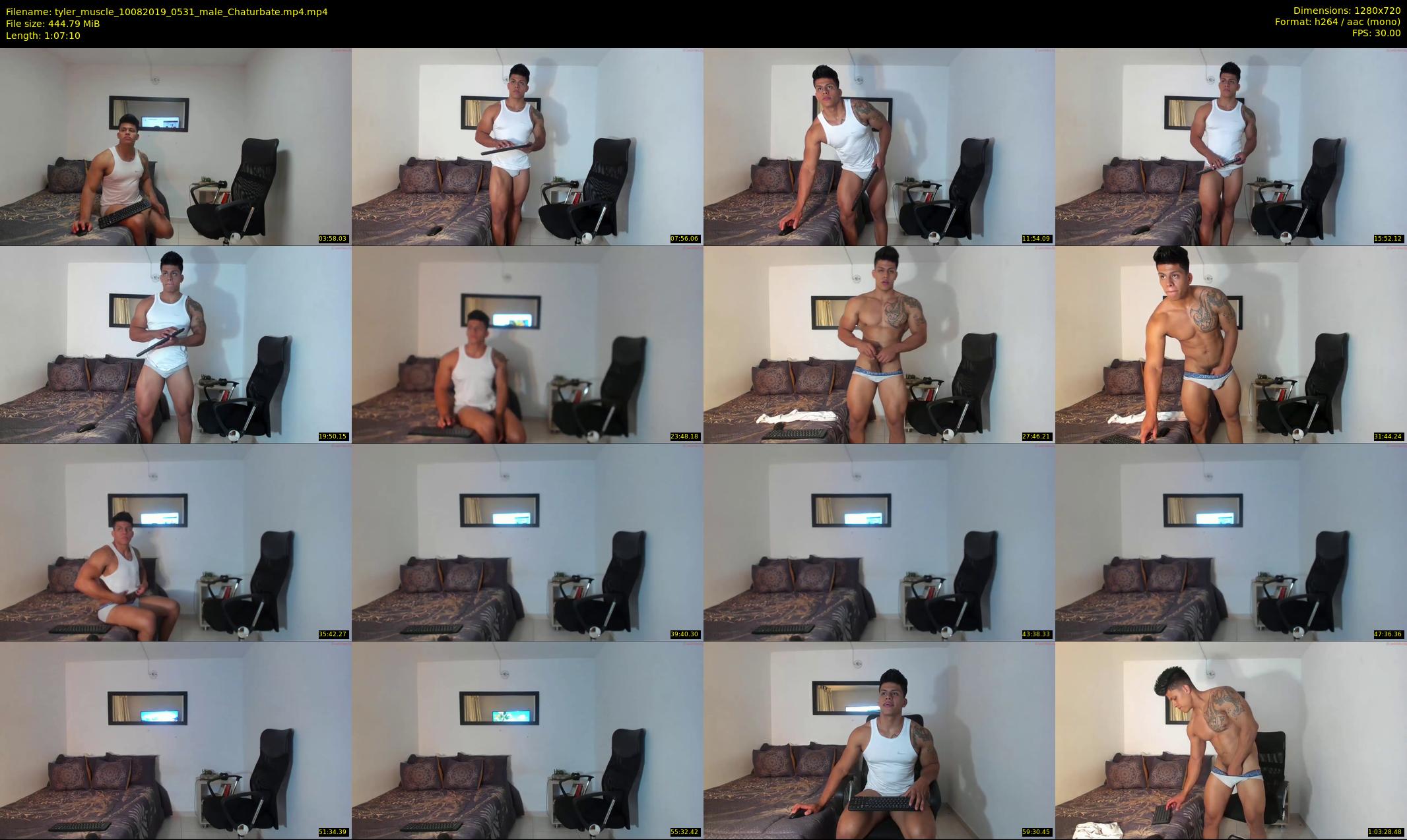 tyler_muscle — 68 minute Chaturbate male cam show recording, 720p, Aug 10, 2019