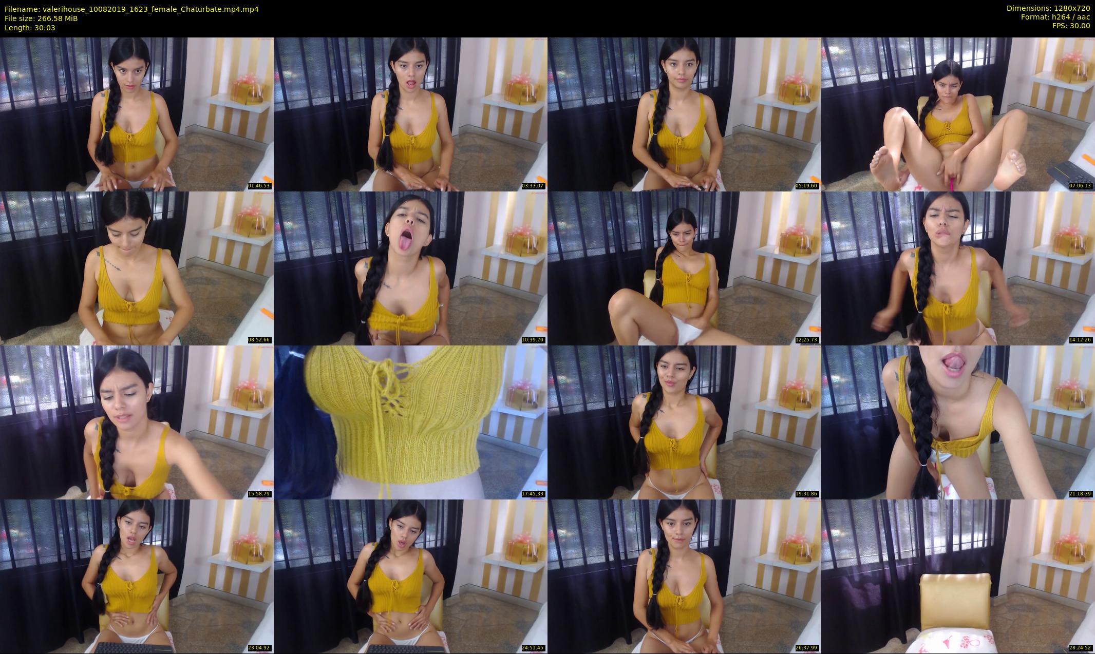 valerihouse — 31 minute Chaturbate female cam show recording, 720p, Aug 10, 2019