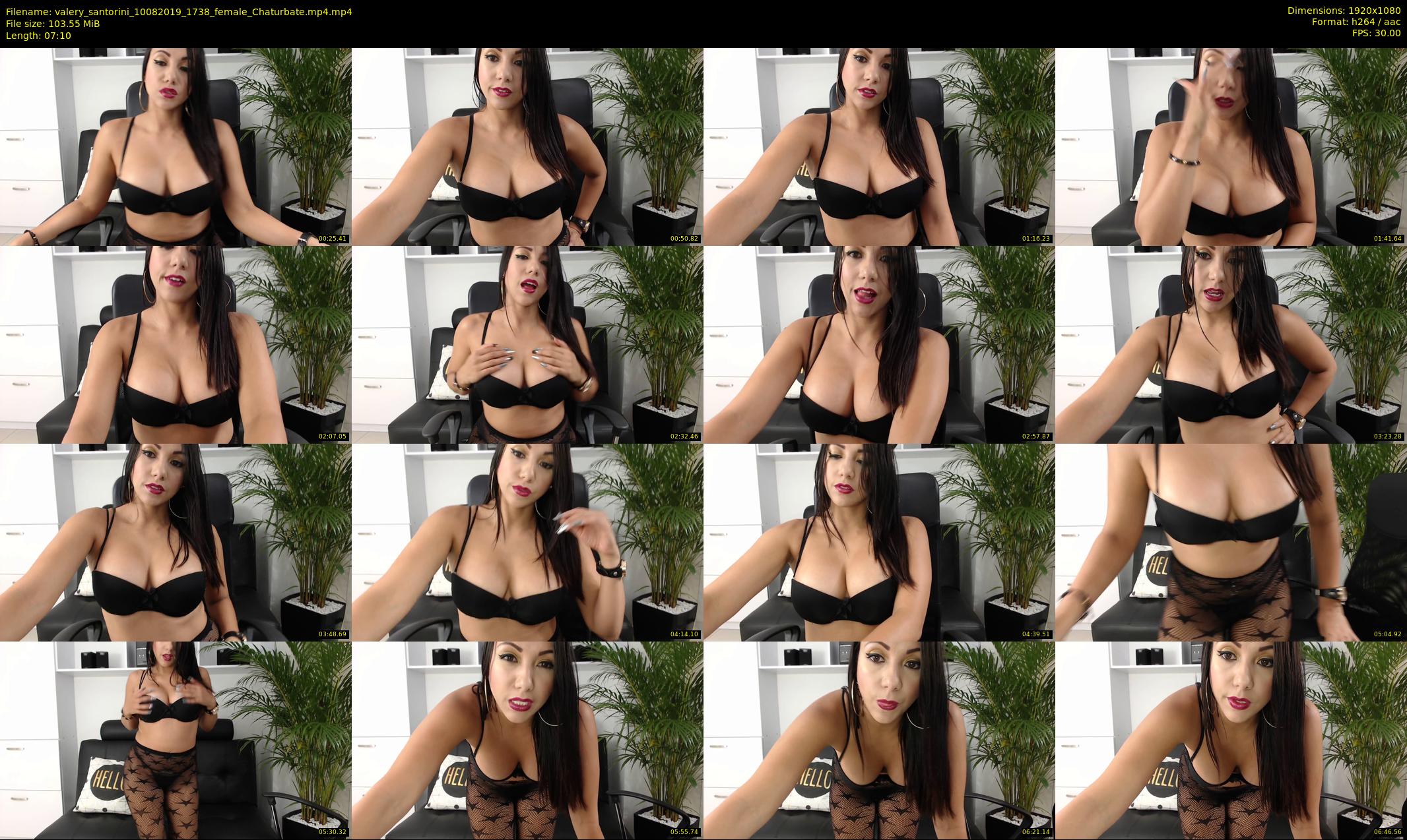 valery_santorini — 8 minute Chaturbate female cam show recording, 1080p, Aug 10, 2019