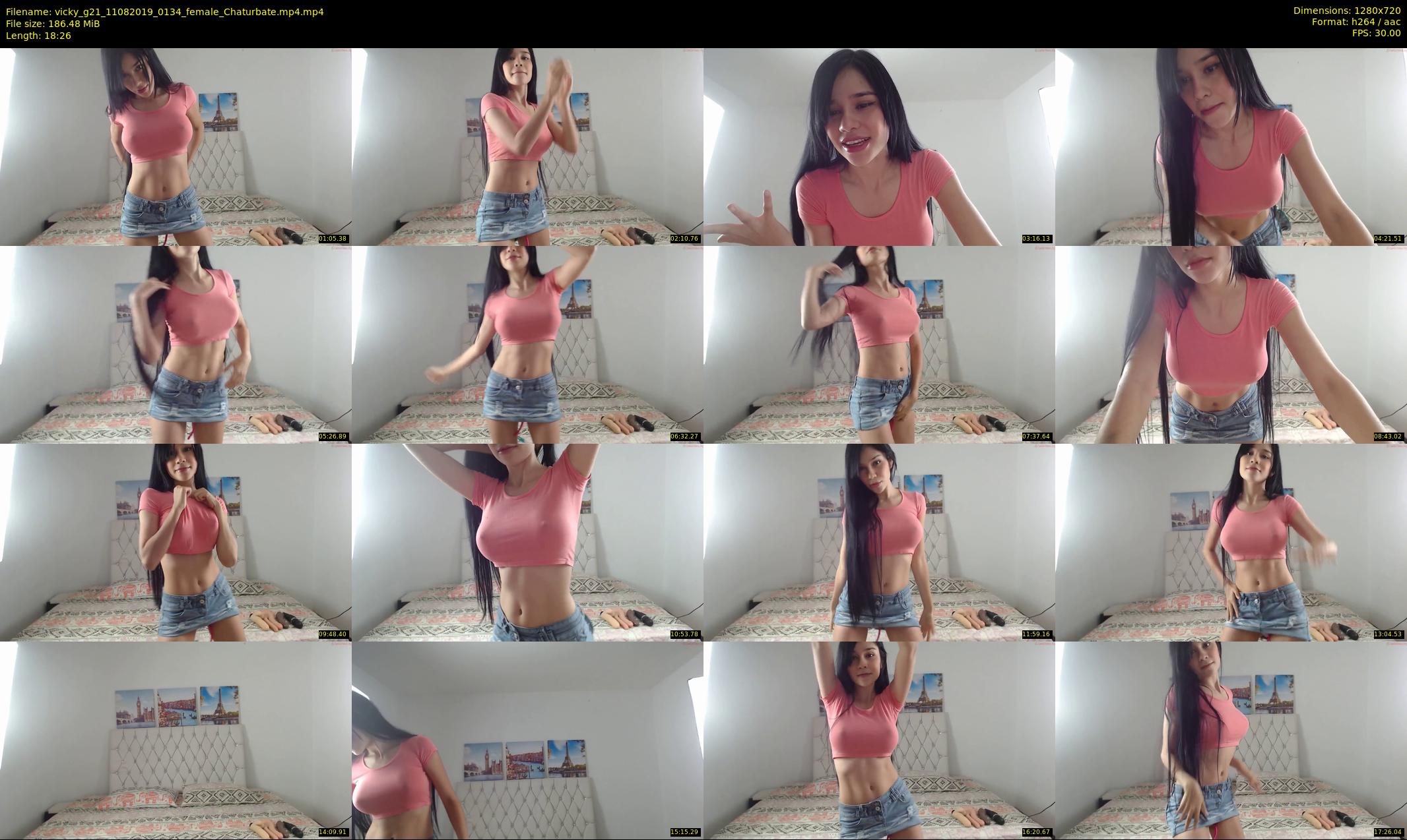 vicky_g21 — 19 minute Chaturbate female cam show recording, 720p, Aug 11, 2019