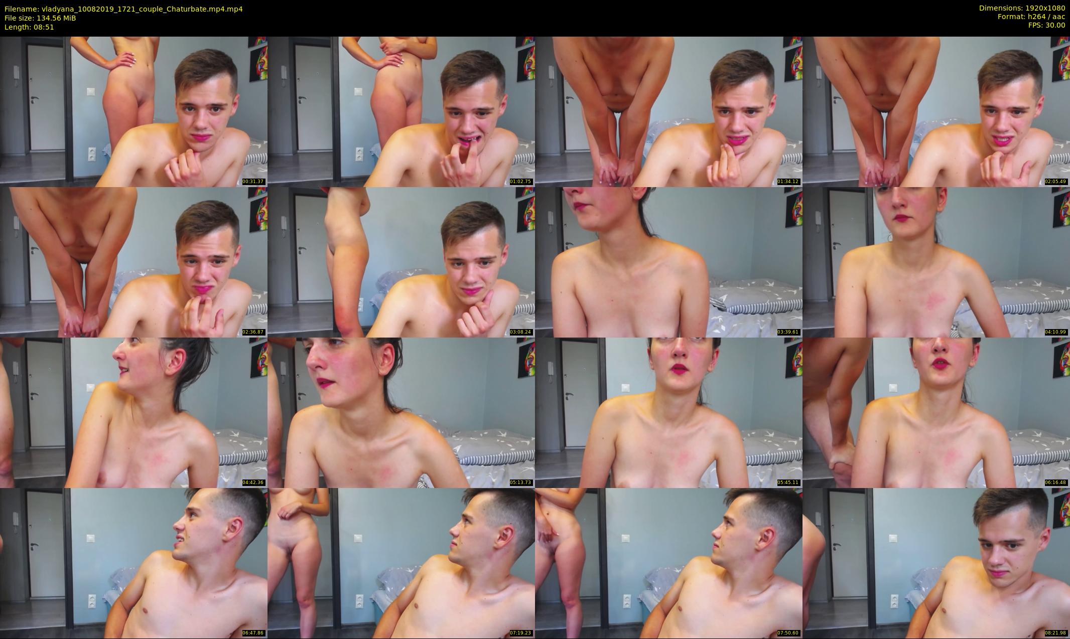 vladyana — 9 minute Chaturbate couple cam show recording, 1080p, Aug 10, 2019