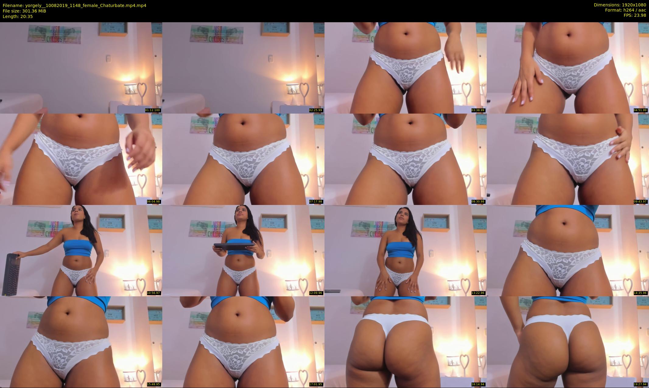 yorgely_ — 21 minute Chaturbate female cam show recording, 1080p, Aug 10, 2019