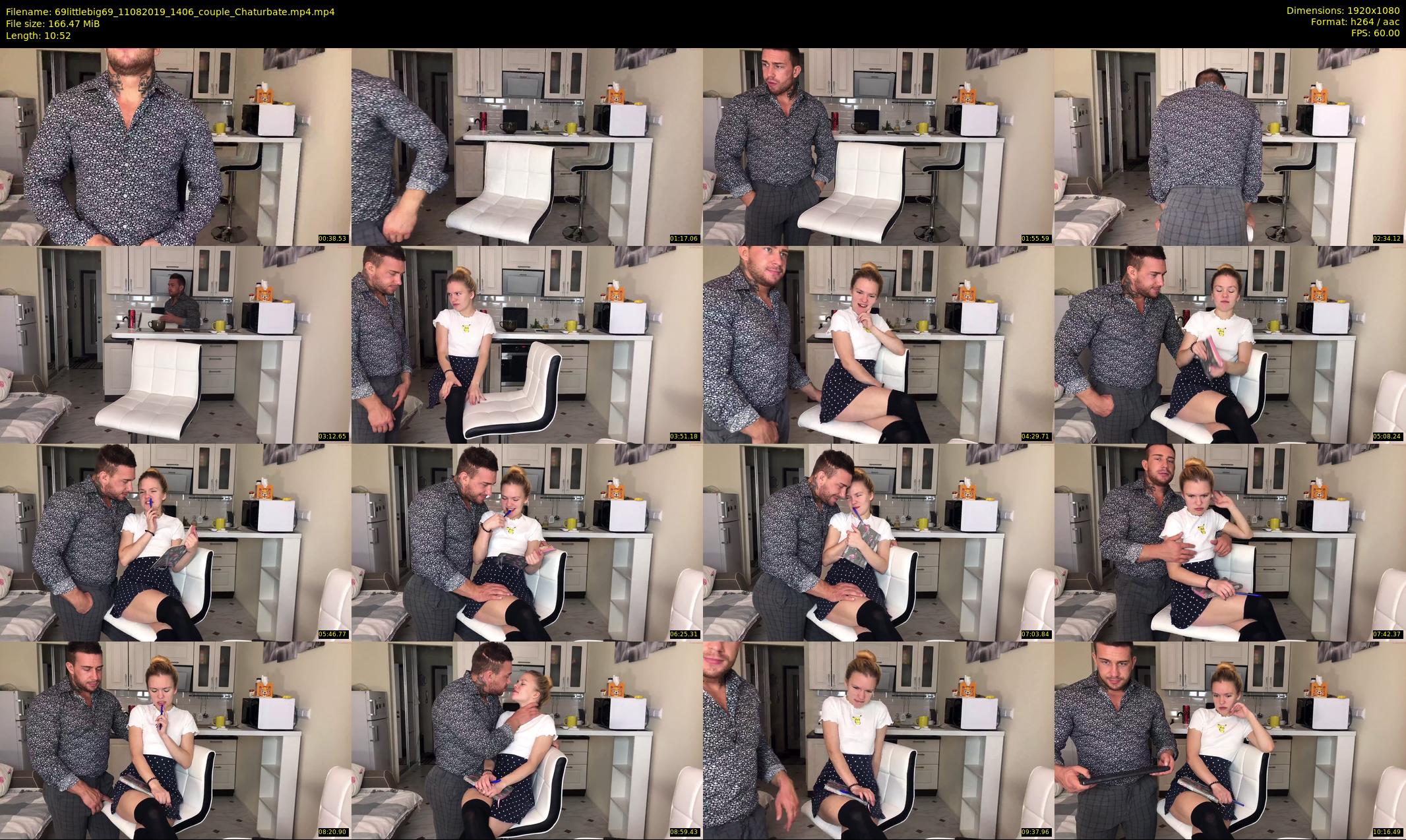69littlebig69 — 11 minute Chaturbate couple cam show recording, 1080p, Aug 11, 2019