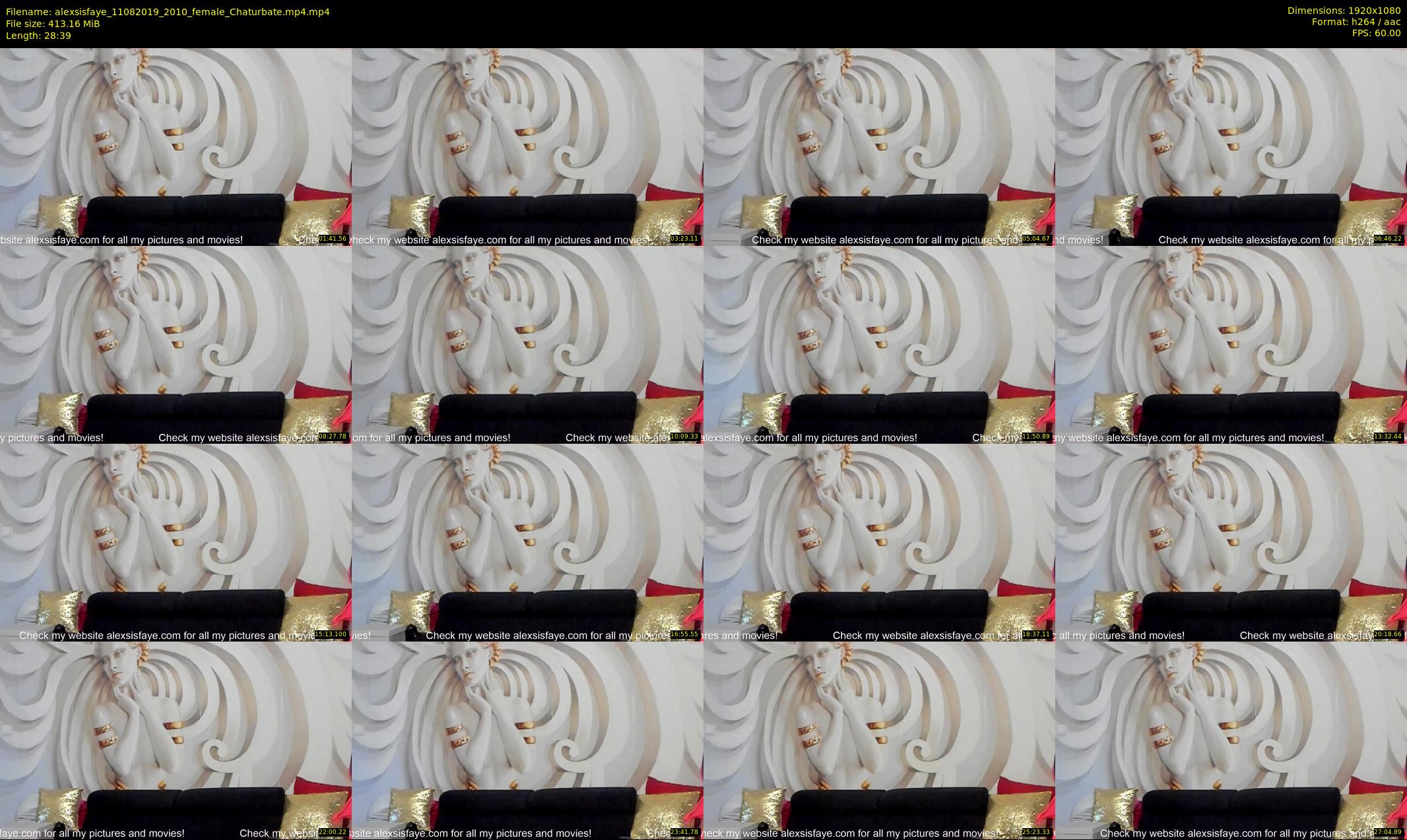 alexsisfaye — 29 minute Chaturbate female cam show recording, 1080p, Aug 11, 2019