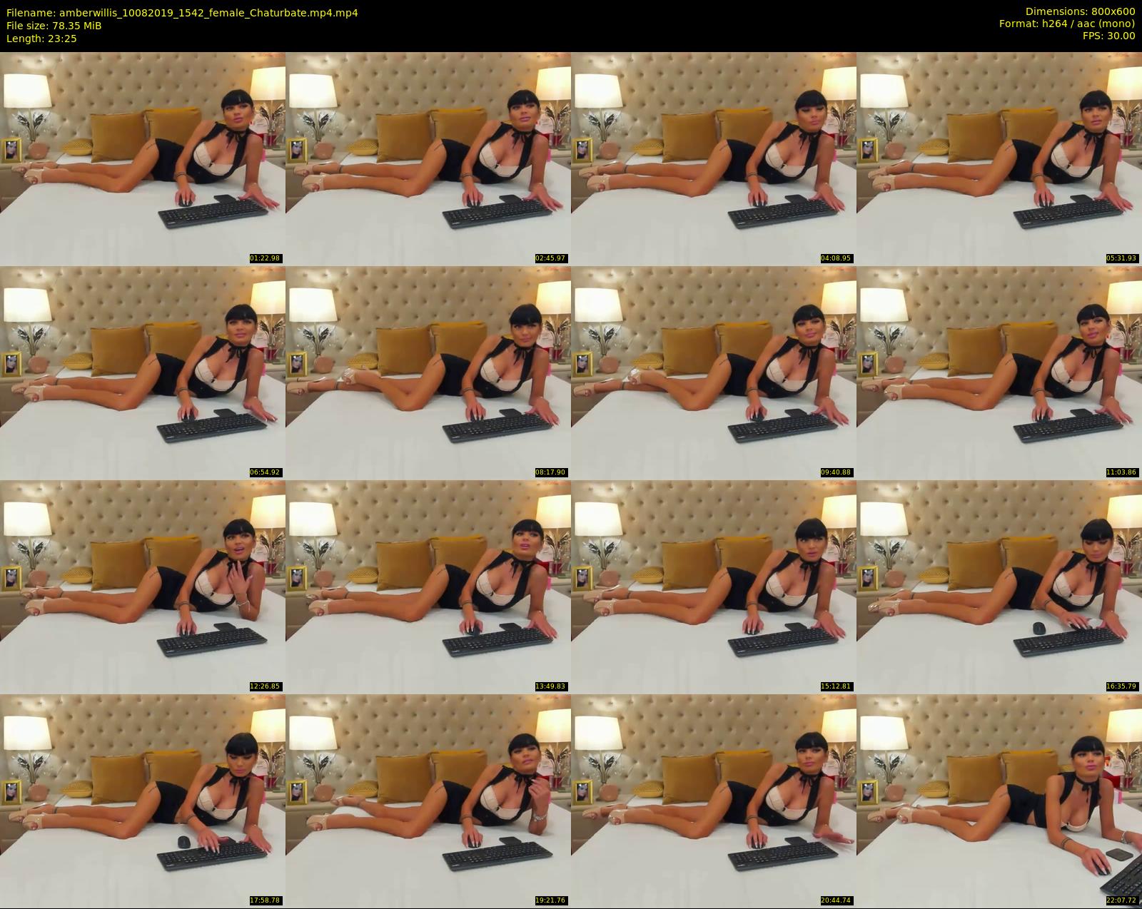 amberwillis — 24 minute Chaturbate female cam show recording, 480p, Aug 10, 2019